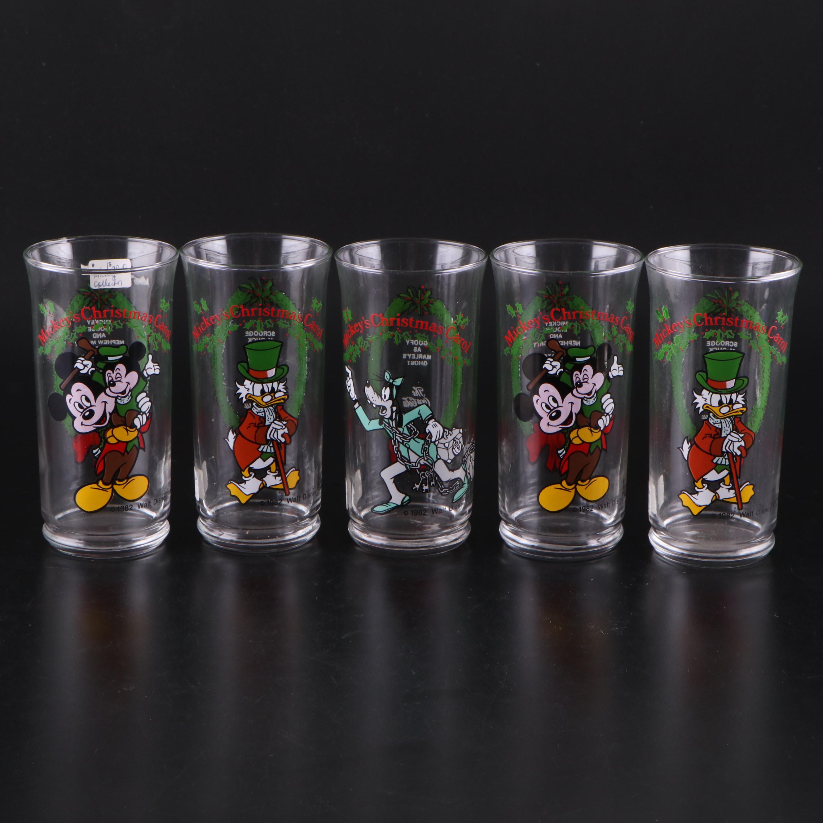 Burger King, McDonald's, and Disney Themed Glassware, Late 20th C.