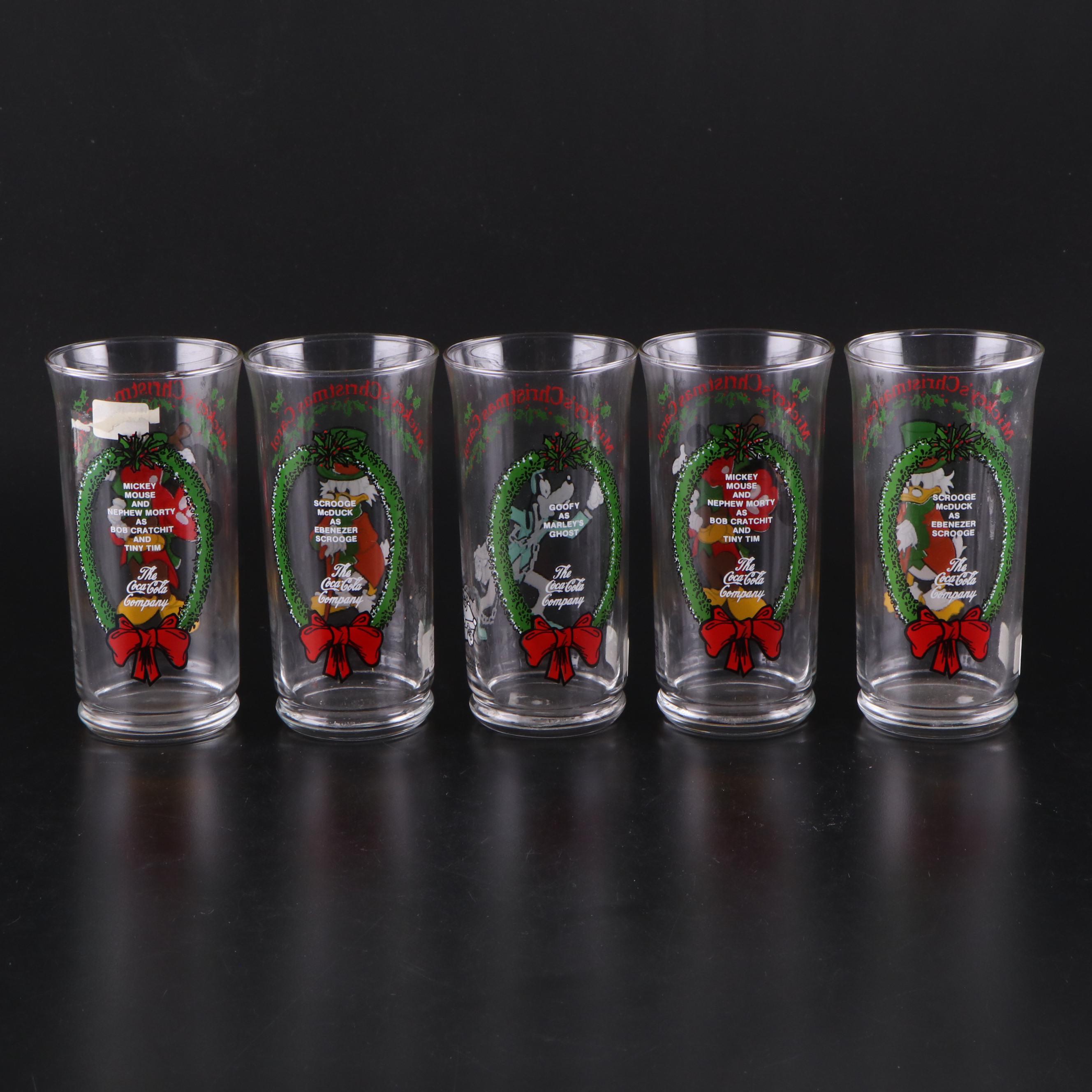 Burger King, McDonald's, and Disney Themed Glassware, Late 20th C.