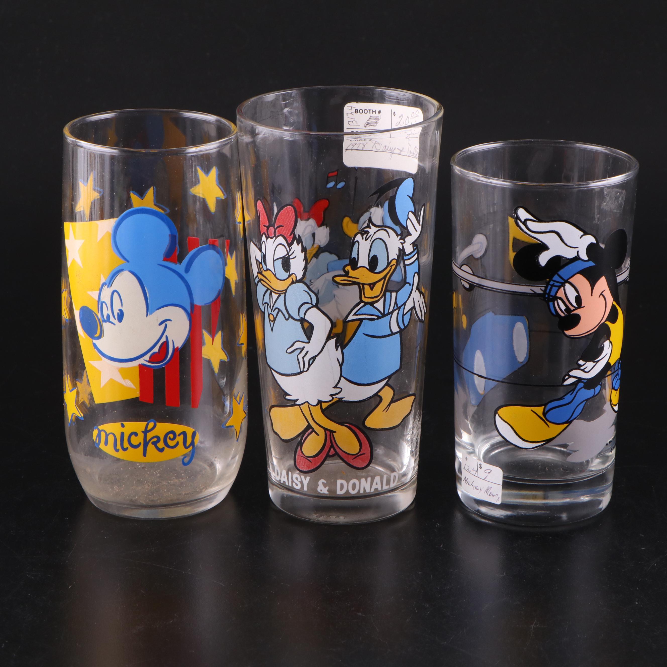 Burger King, McDonald's, and Disney Themed Glassware, Late 20th C.