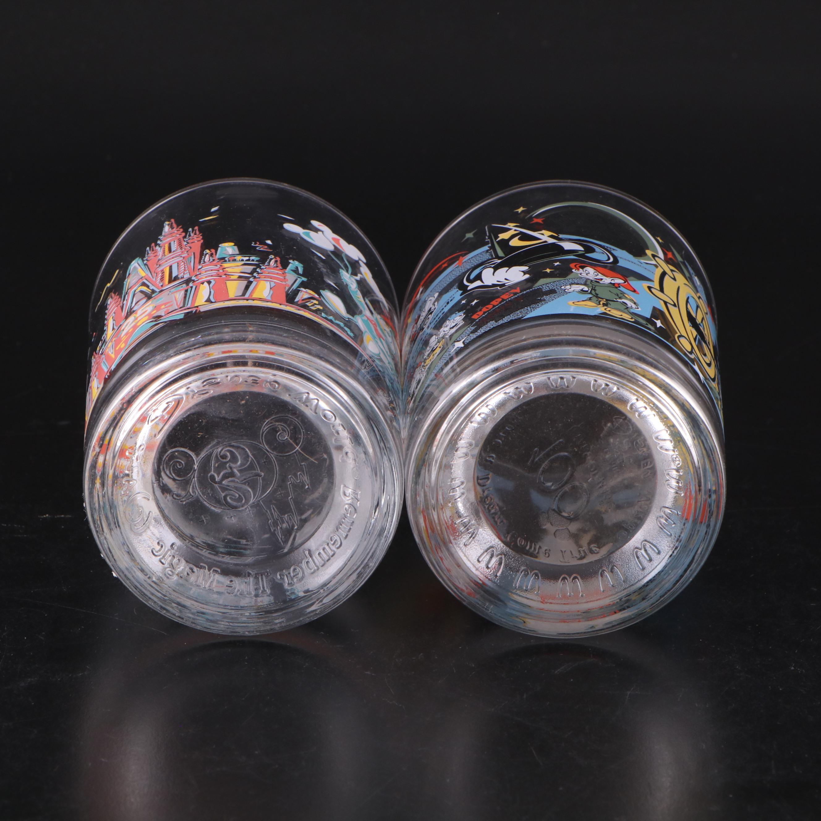 Burger King, McDonald's, and Disney Themed Glassware, Late 20th C.
