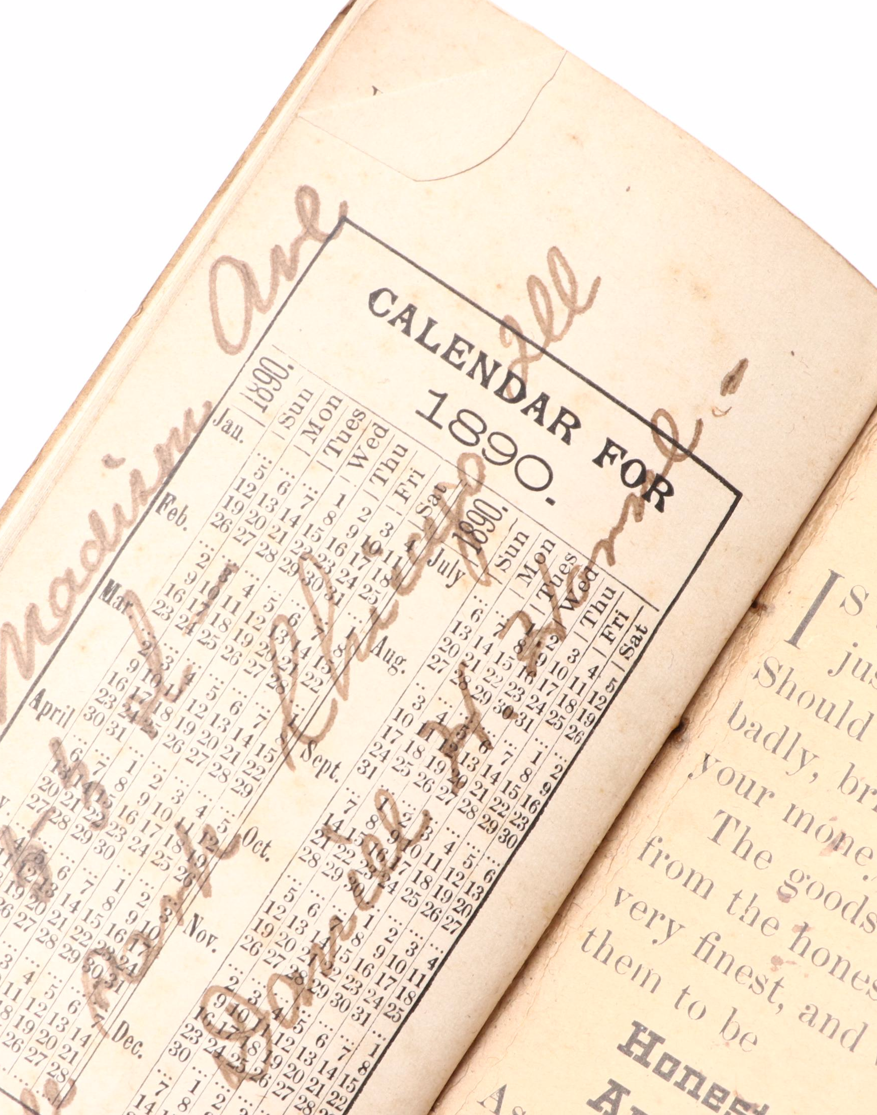 Thacker Coal Sign, Singer Automatic Zigzagger with Other Ephemera