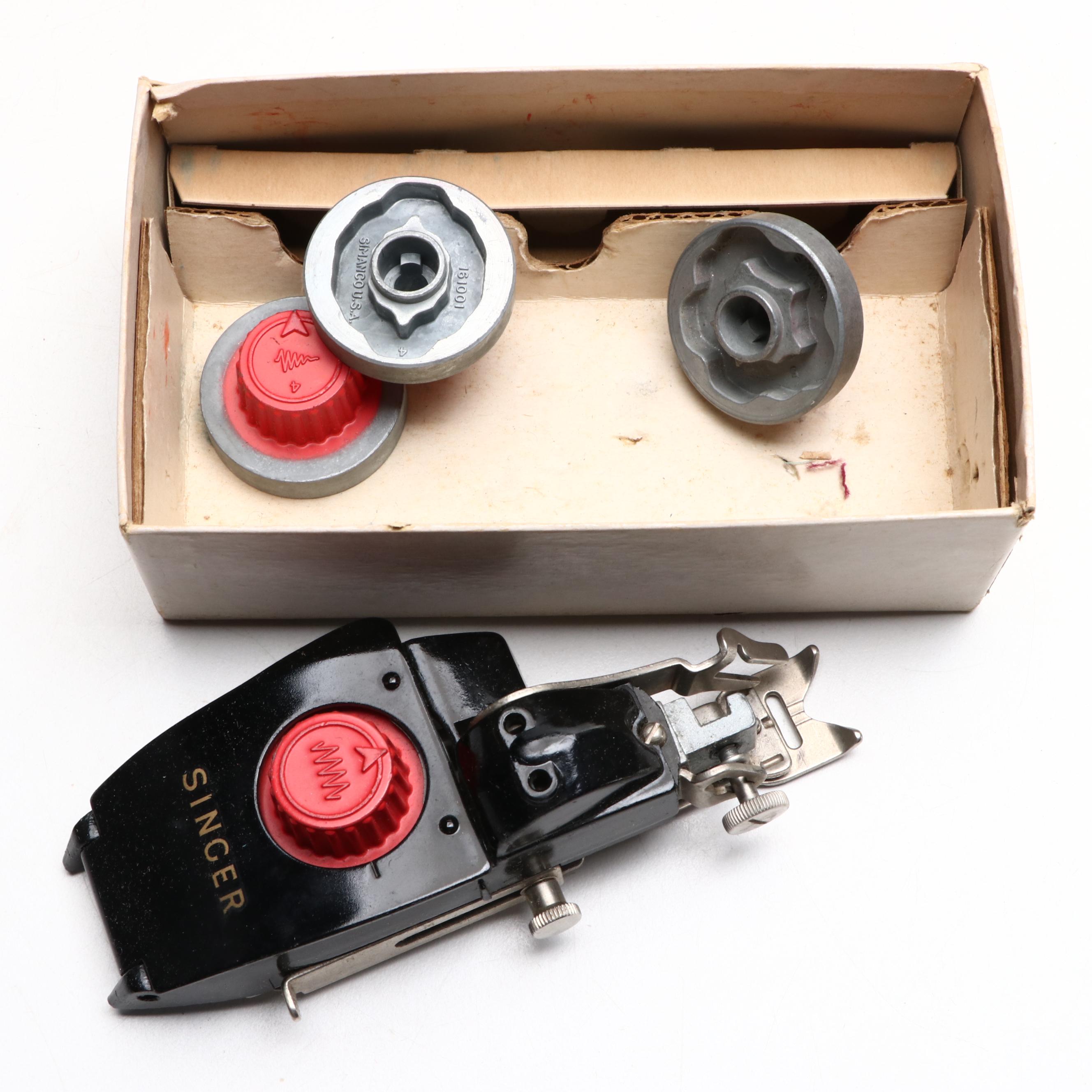 Thacker Coal Sign, Singer Automatic Zigzagger with Other Ephemera