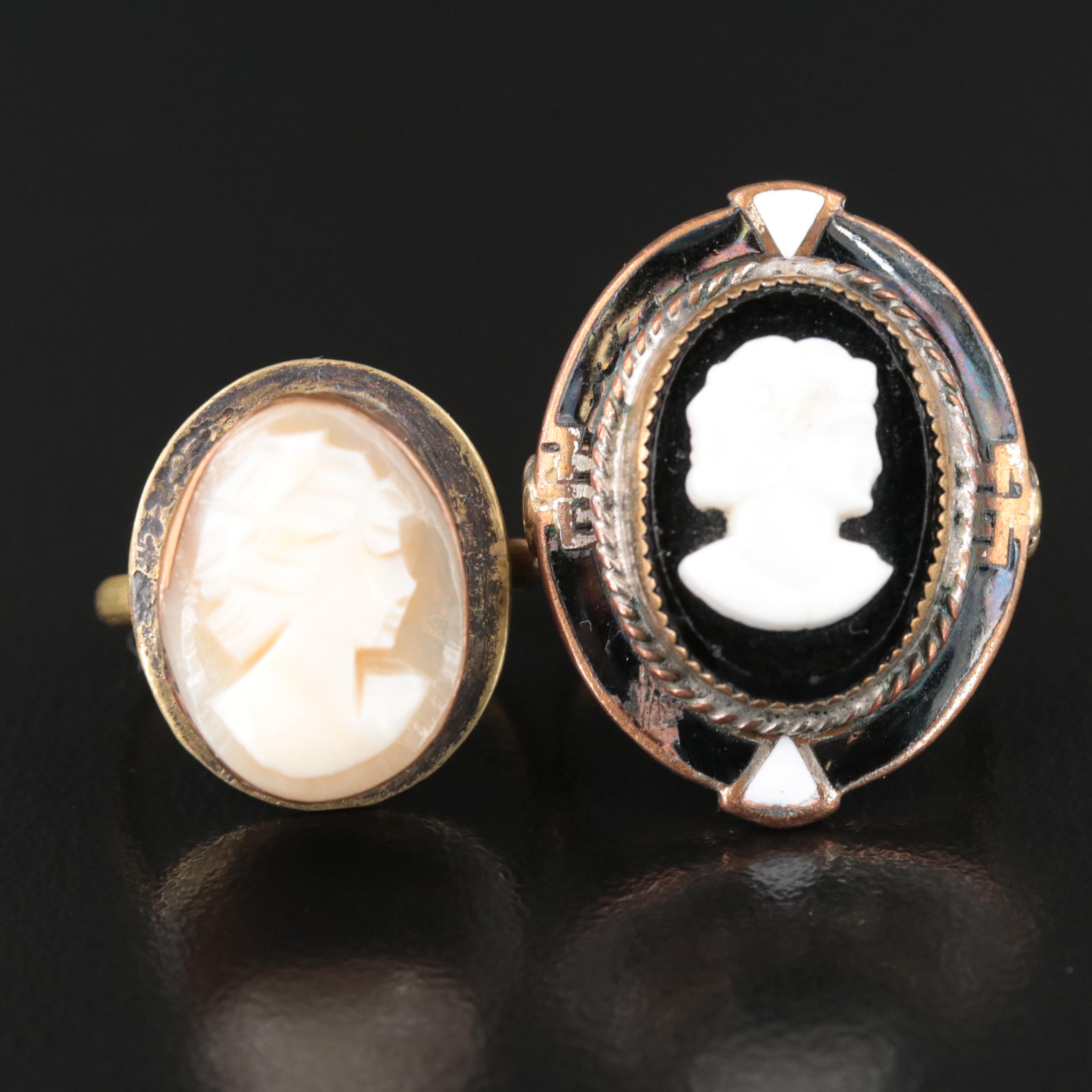 Vintage Cameo Rings