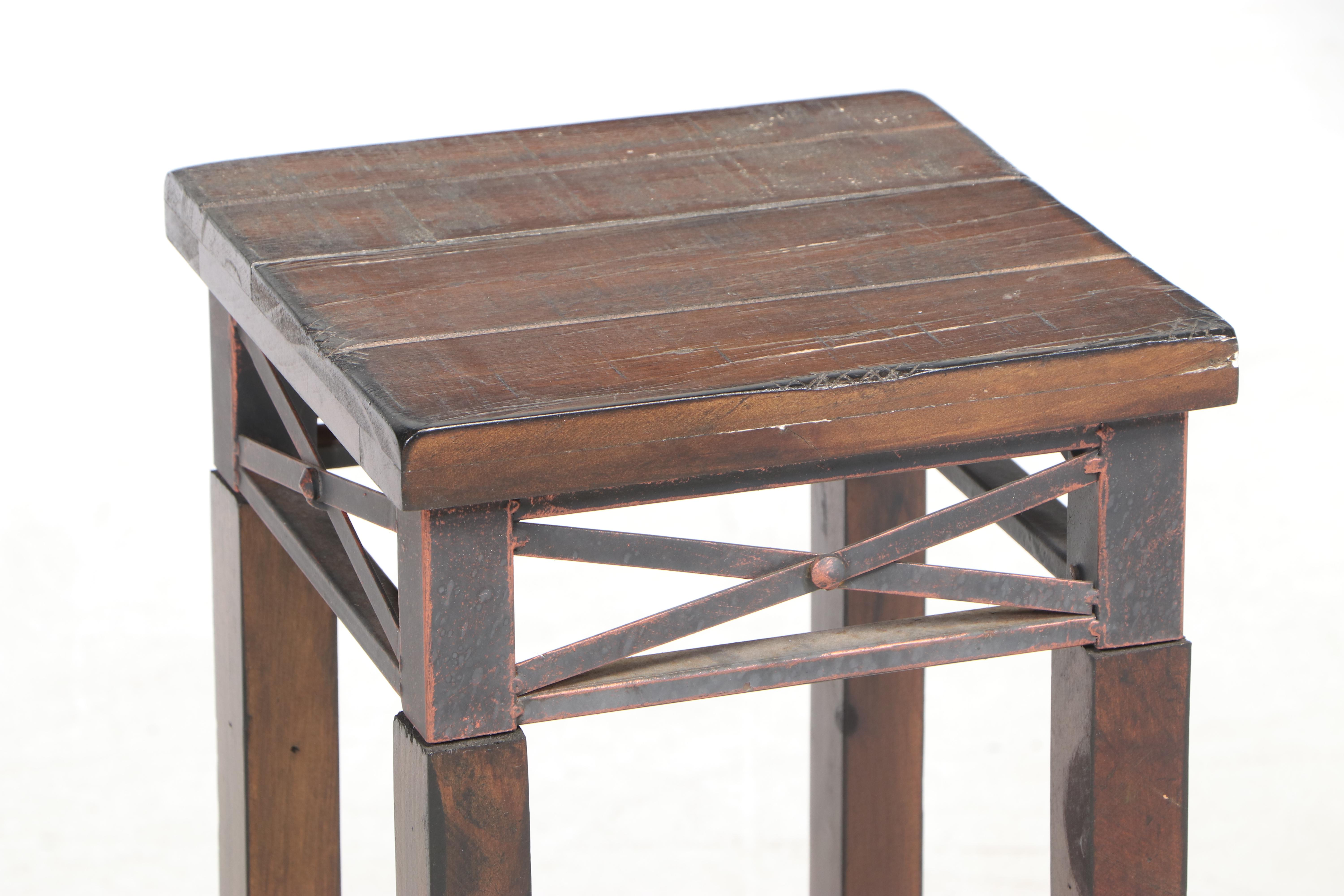 Industrial Style Three-Tier Shelving Unit Plus Stand, Incl. Hobby Lobby