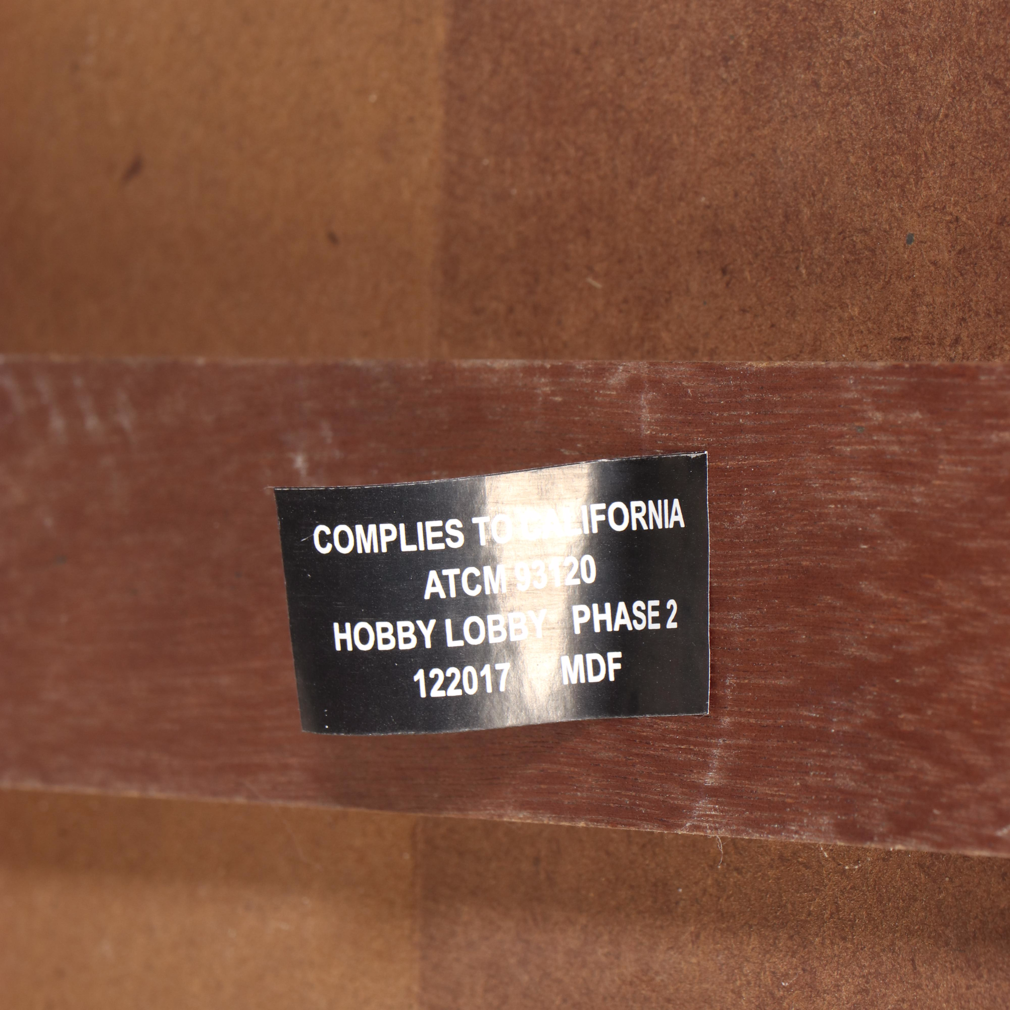 Industrial Style Three-Tier Shelving Unit Plus Stand, Incl. Hobby Lobby