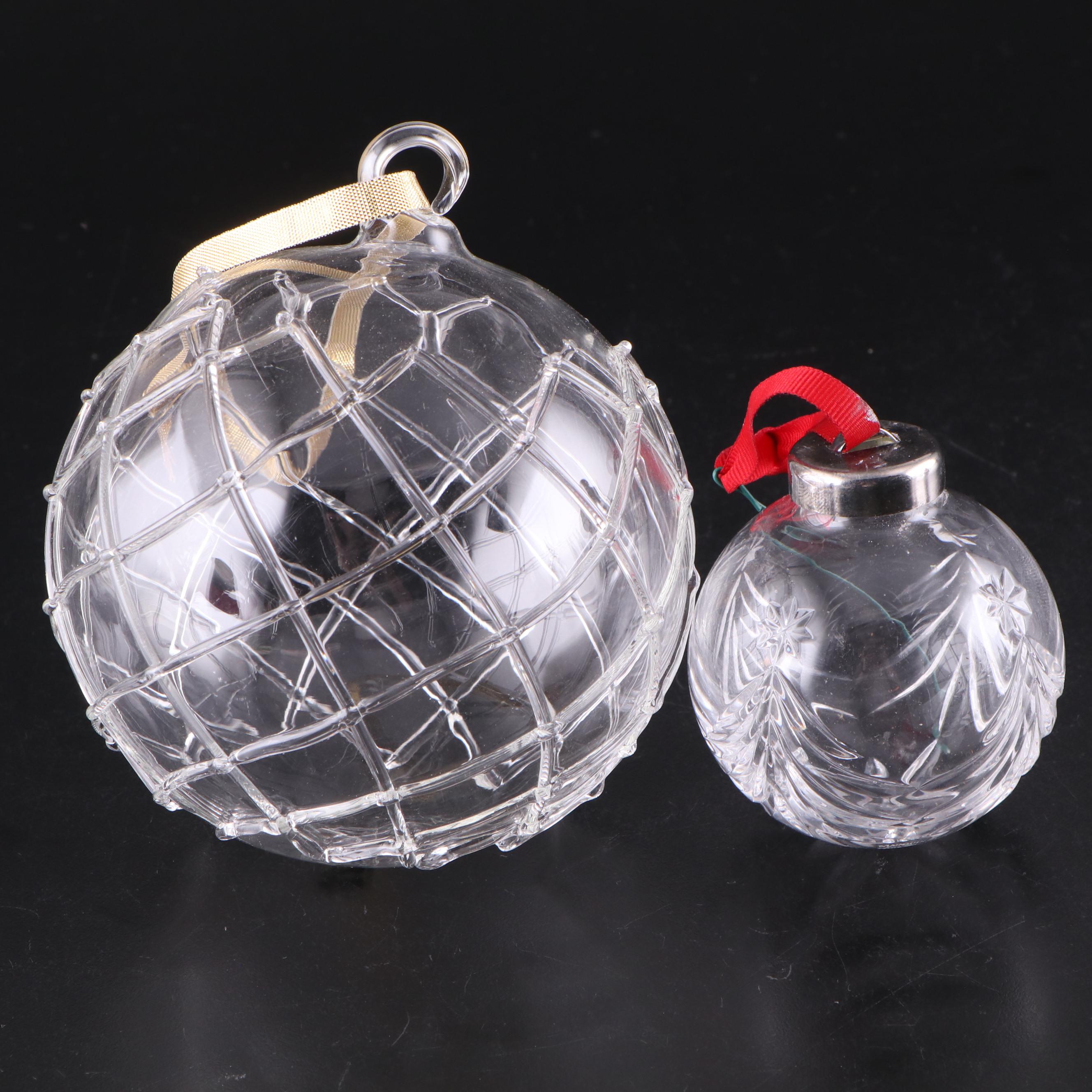 Marquis By Waterford Crystal Ornament with More Christmas Decor