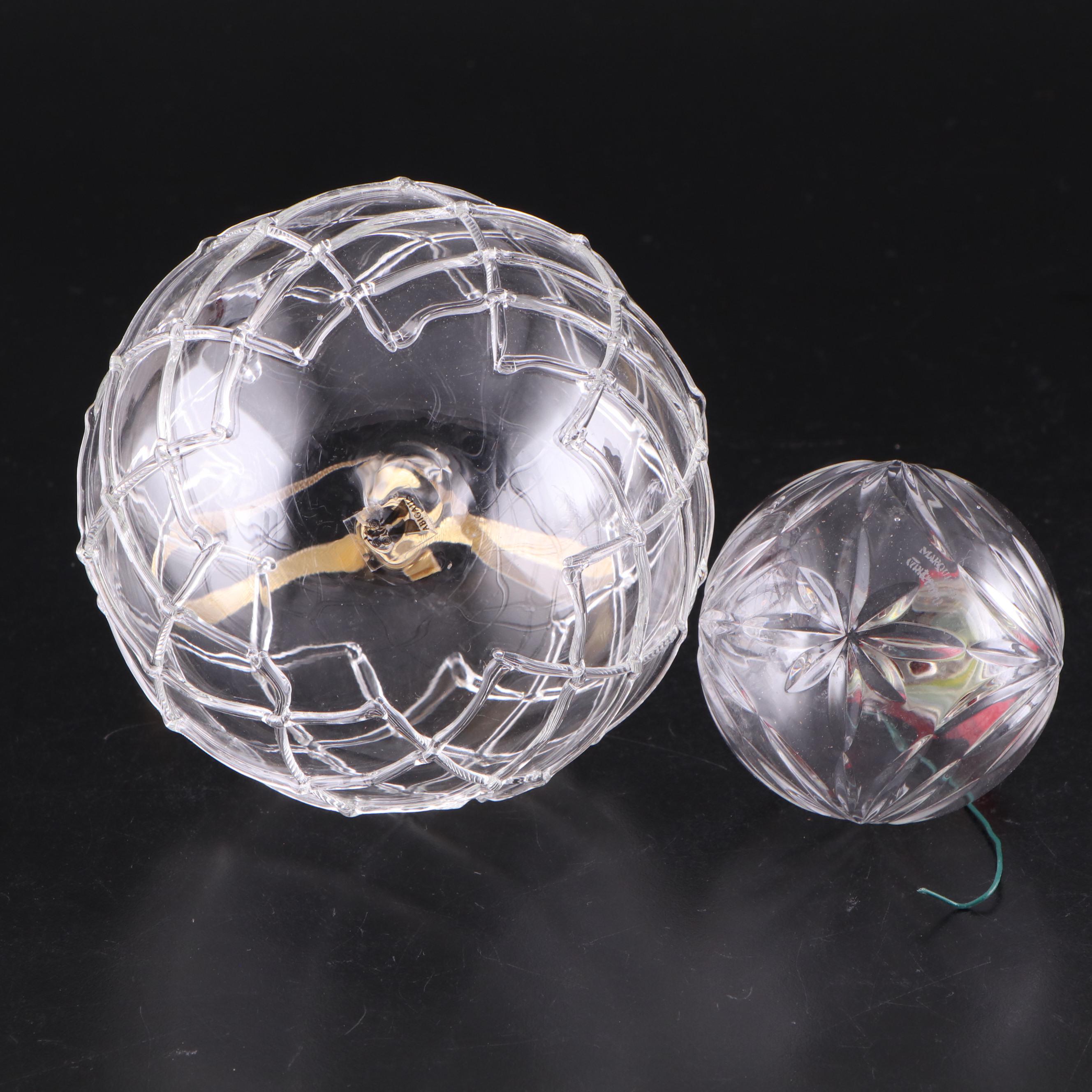 Marquis By Waterford Crystal Ornament with More Christmas Decor