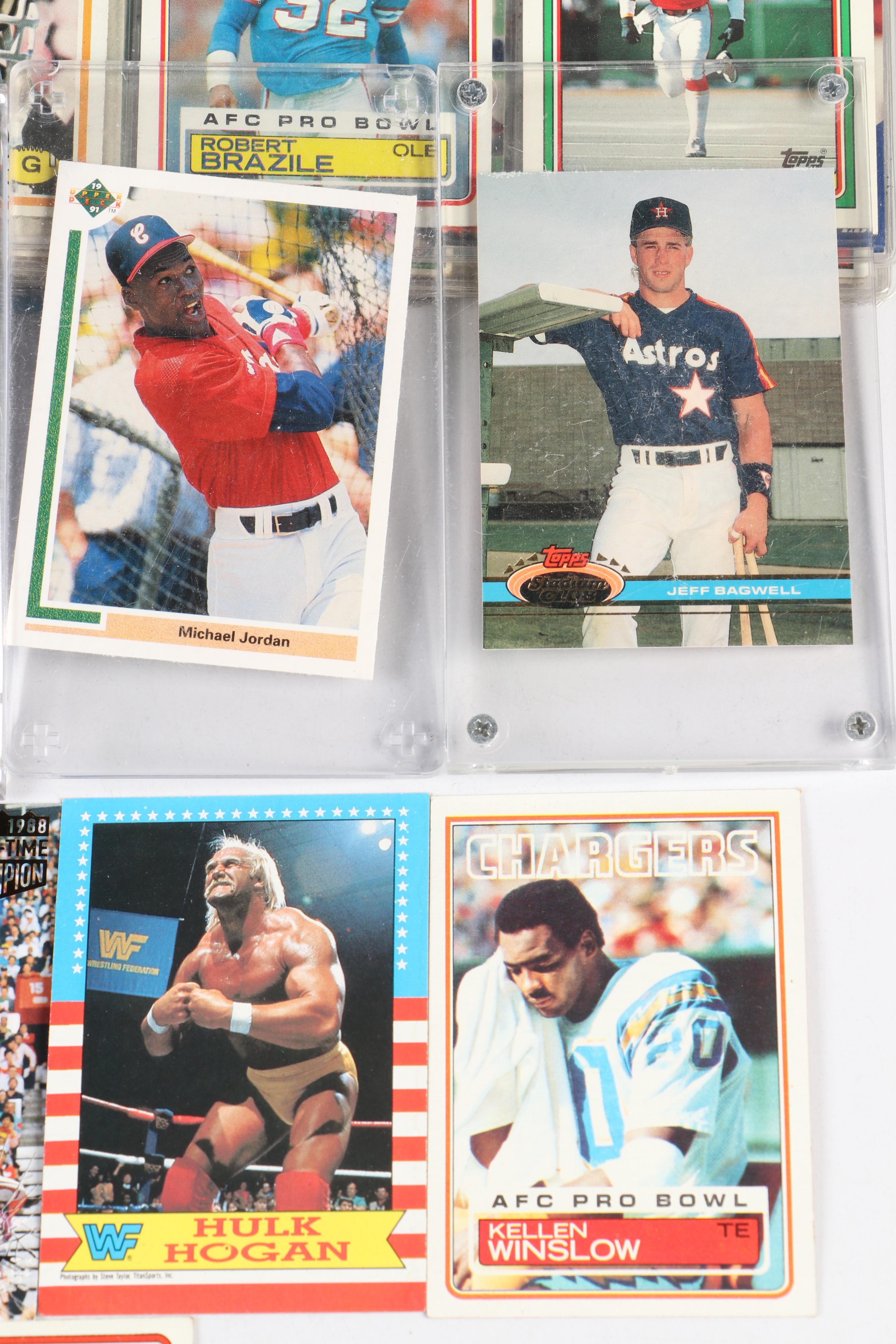 Topps with Other Sports and Comic Cards Featuring Undertaker Rookie and More
