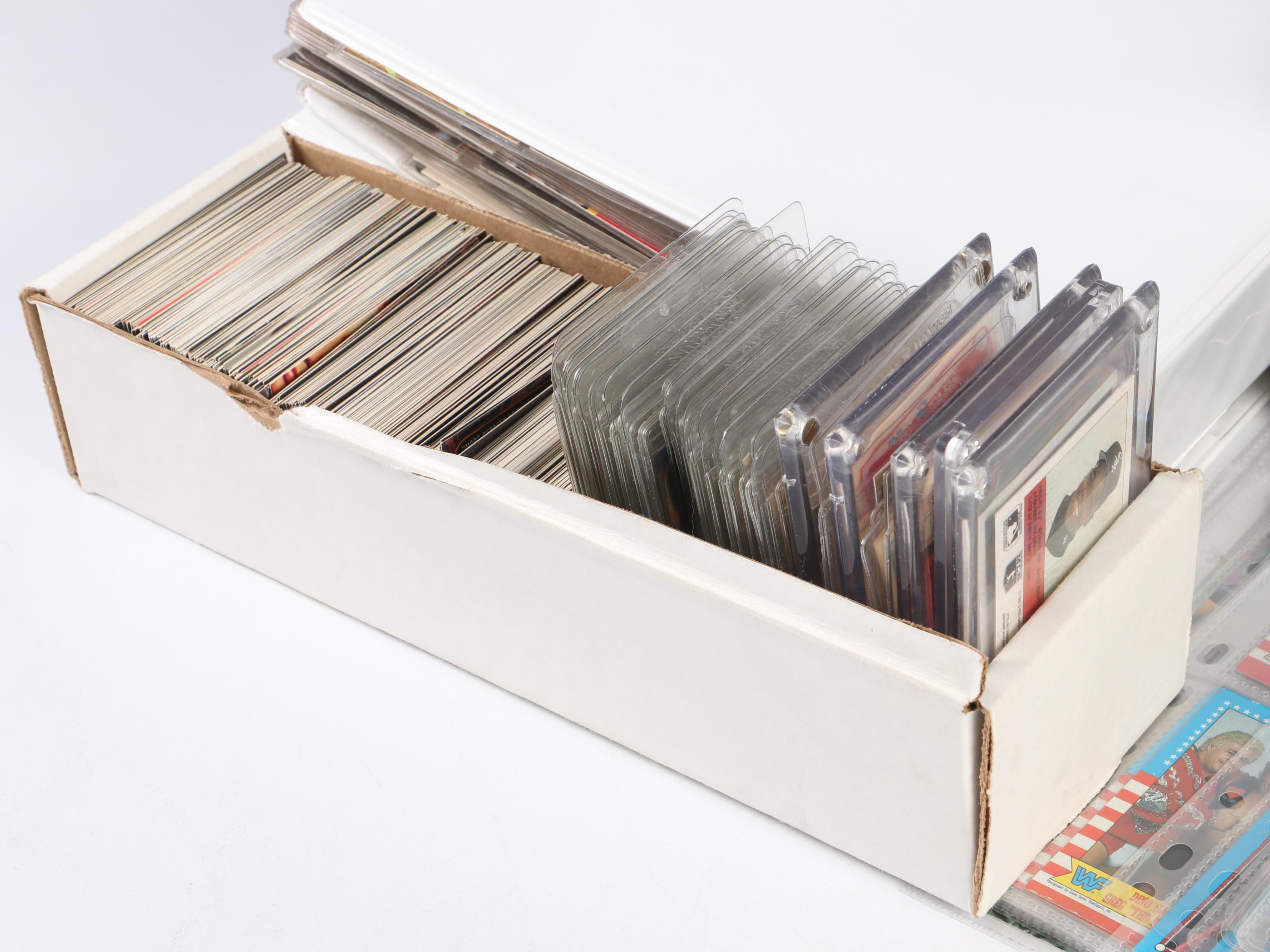 Topps with Other Sports and Comic Cards Featuring Undertaker Rookie and More