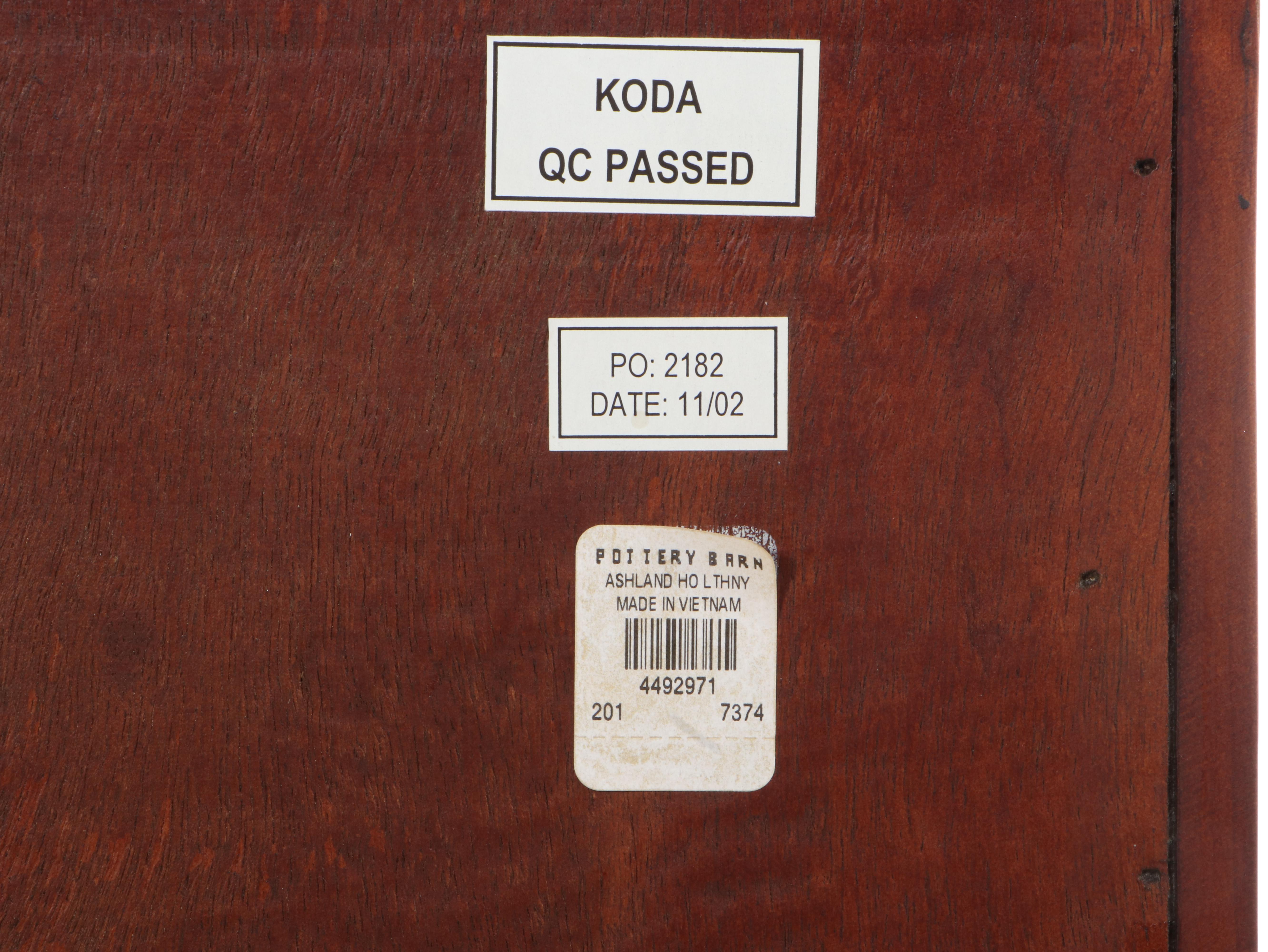 Pottery Barn "Ashland" Pine Media Wardrobe Plus Nightstand