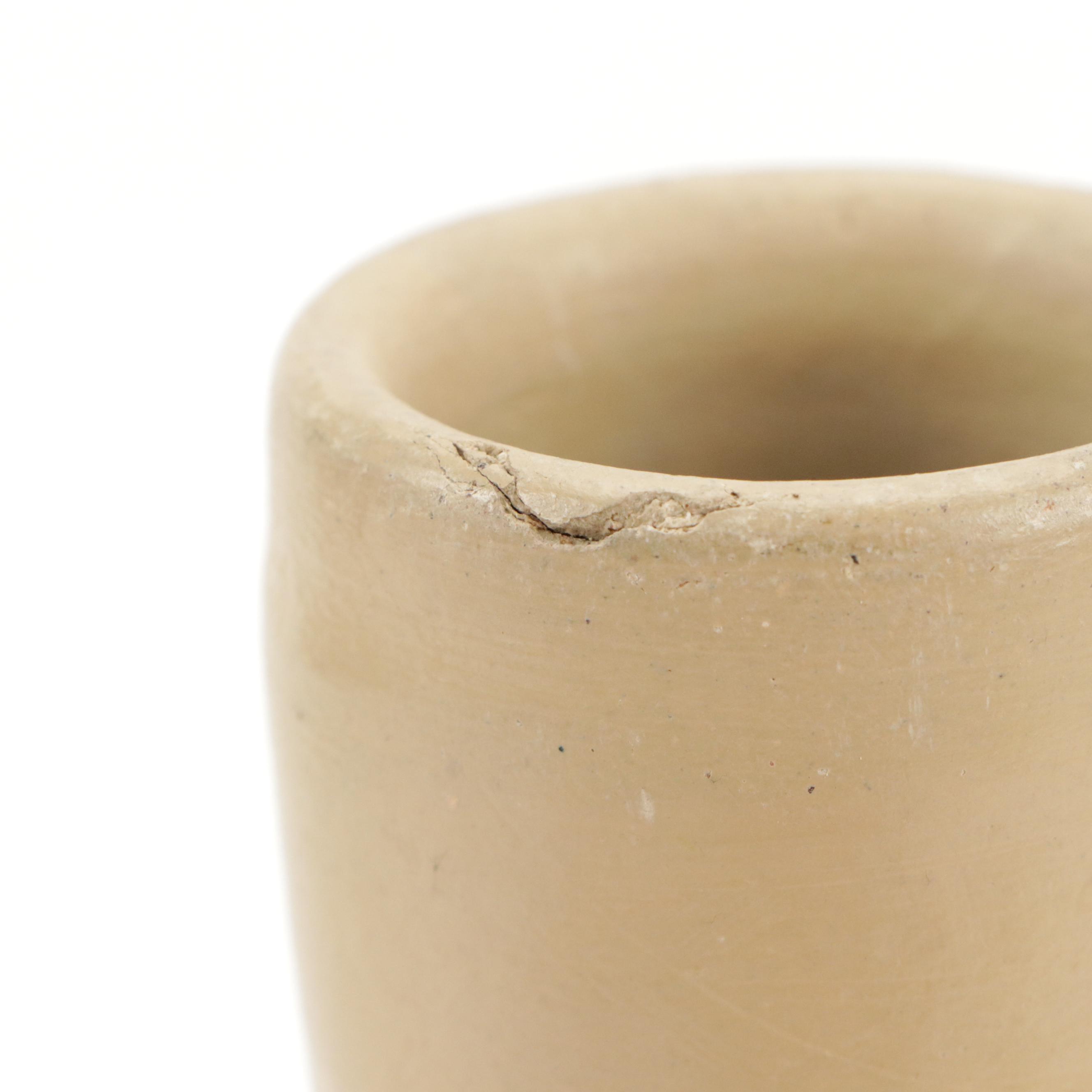 Mexican Folk Art Tonala Pottery Earthenware Vase and Pitcher