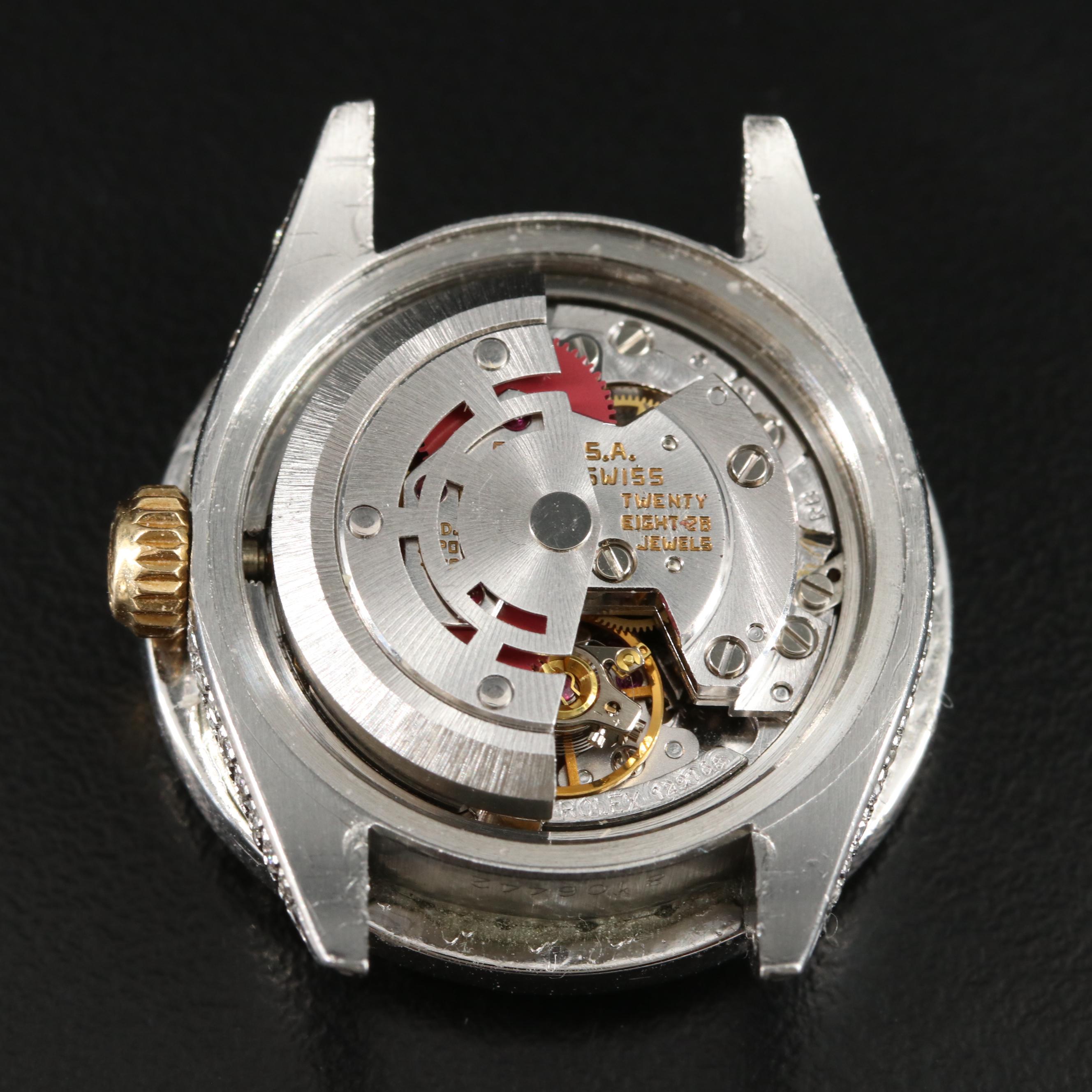 1983 Rolex Custom 2.68 CTW Diamond Datejust Watch