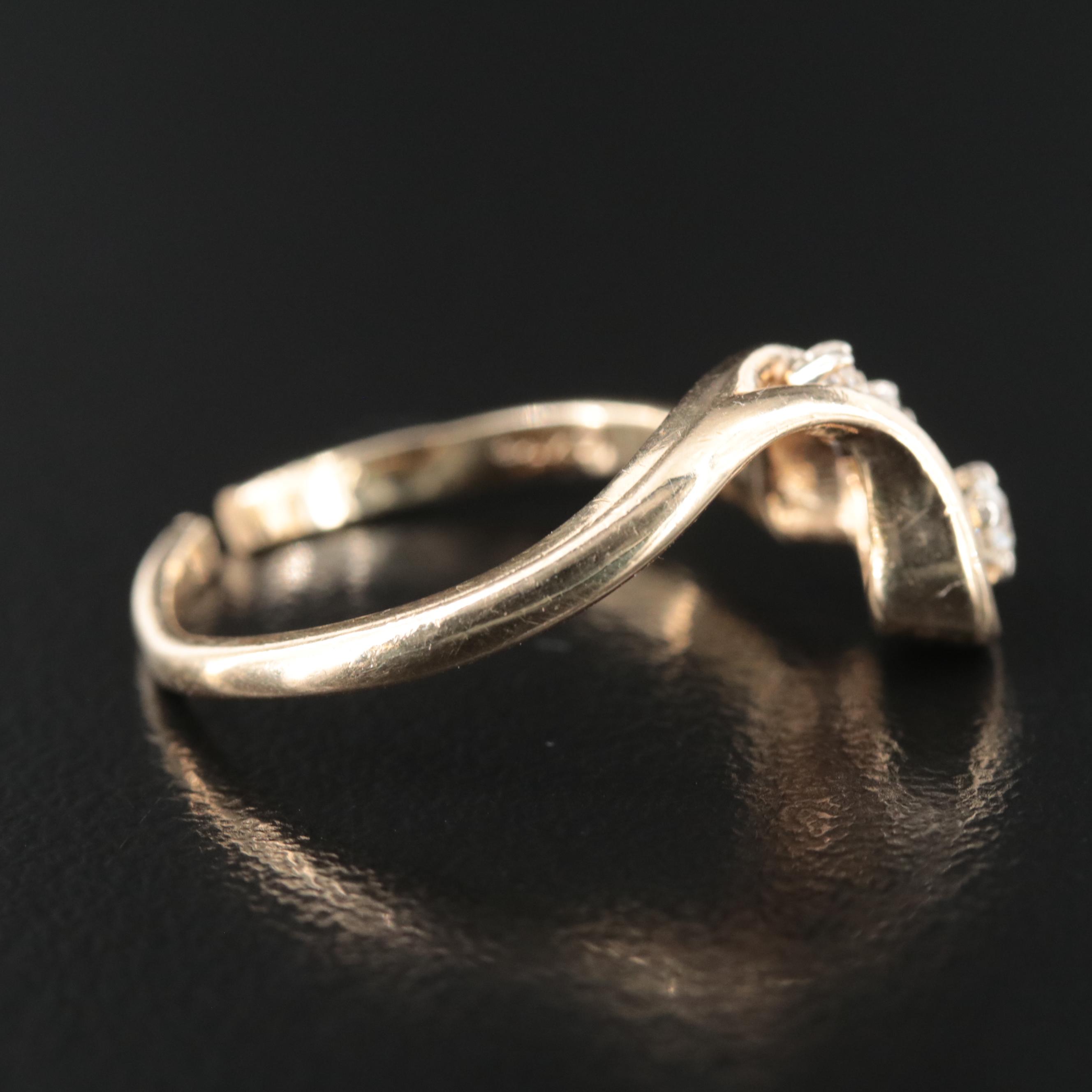 14K 0.12 CTW Diamond Ring