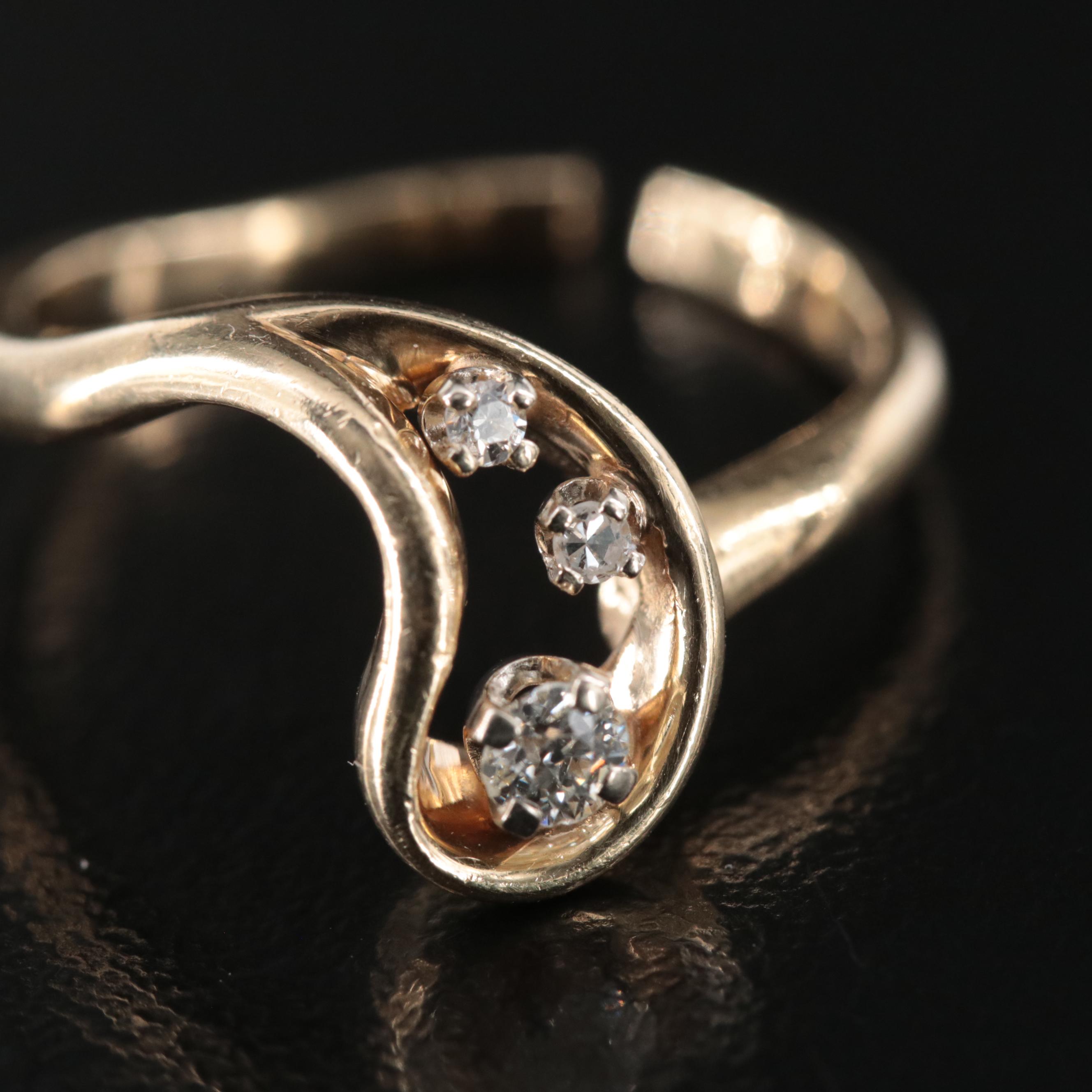 14K 0.12 CTW Diamond Ring