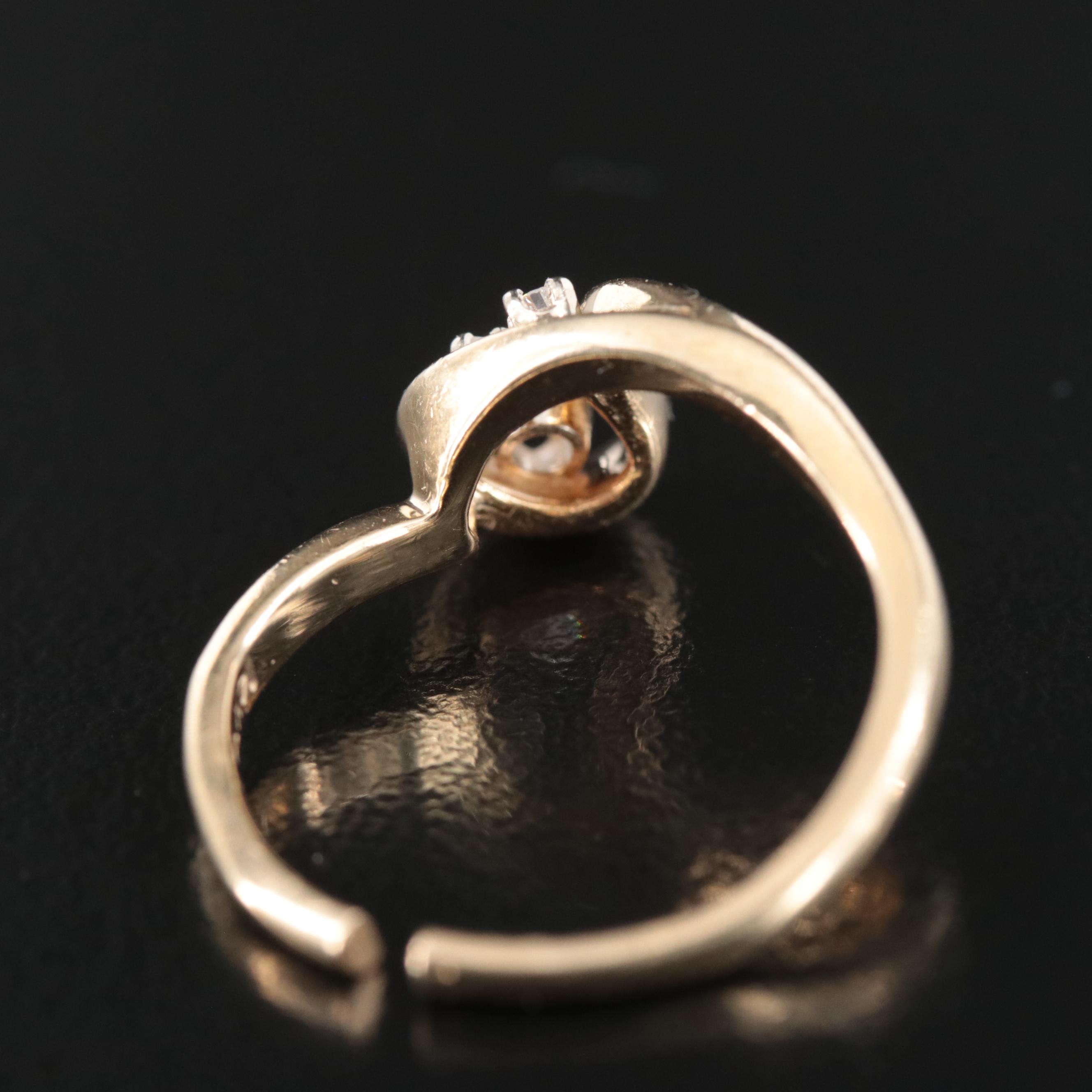 14K 0.12 CTW Diamond Ring