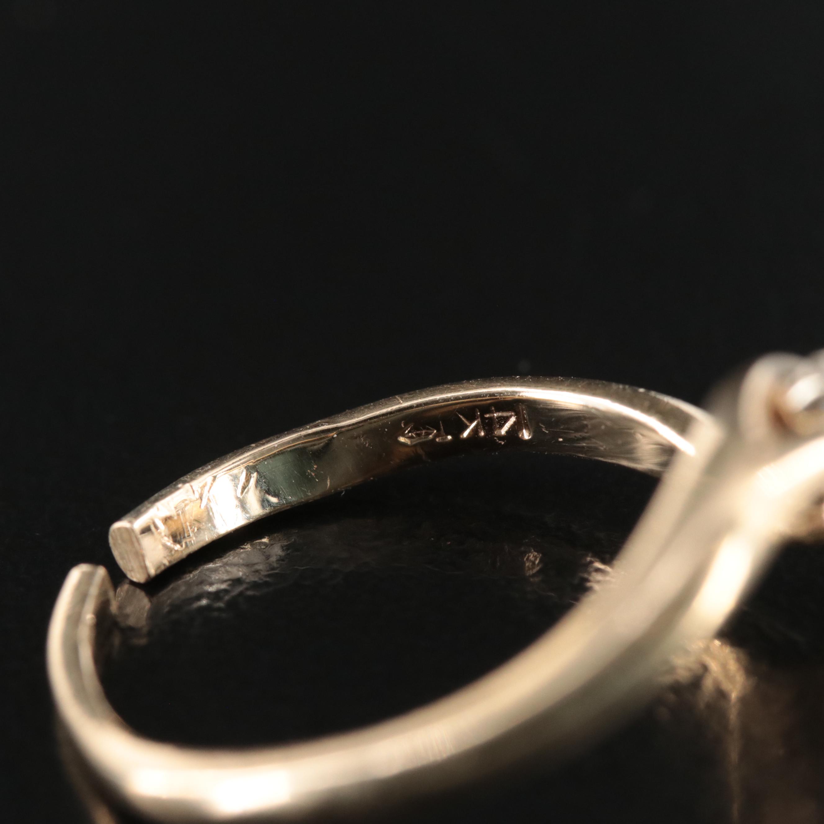 14K 0.12 CTW Diamond Ring