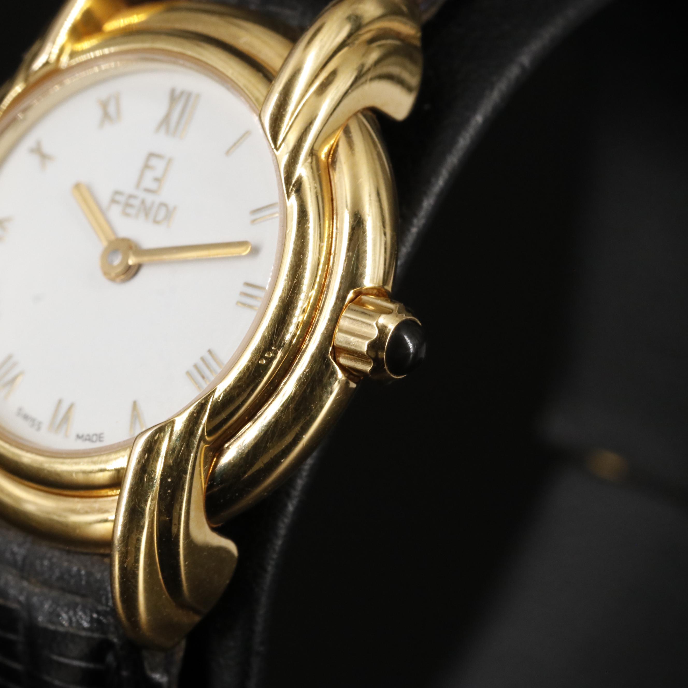 Fendi Swiss Made Stainless Steel Analog Watch