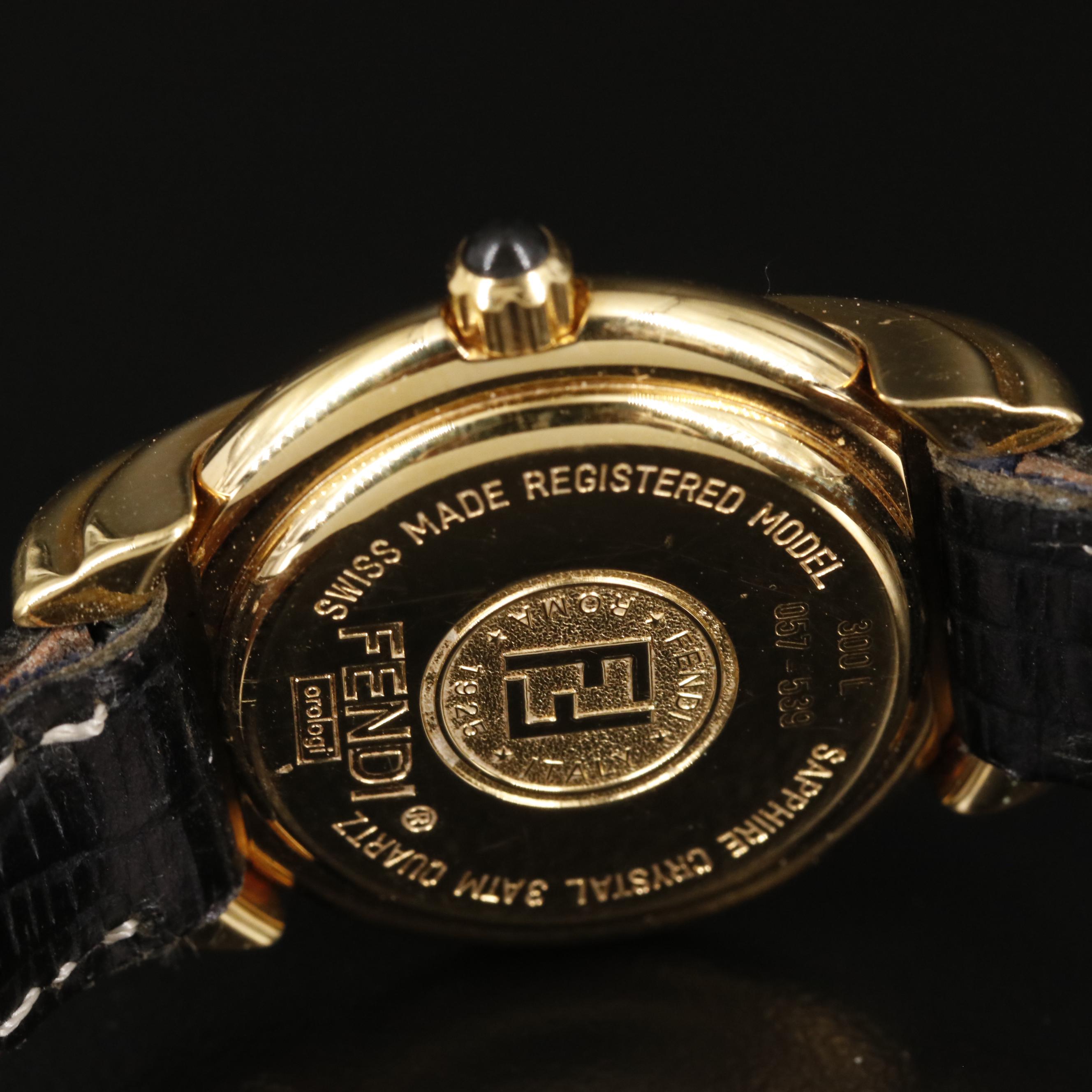 Fendi Swiss Made Stainless Steel Analog Watch