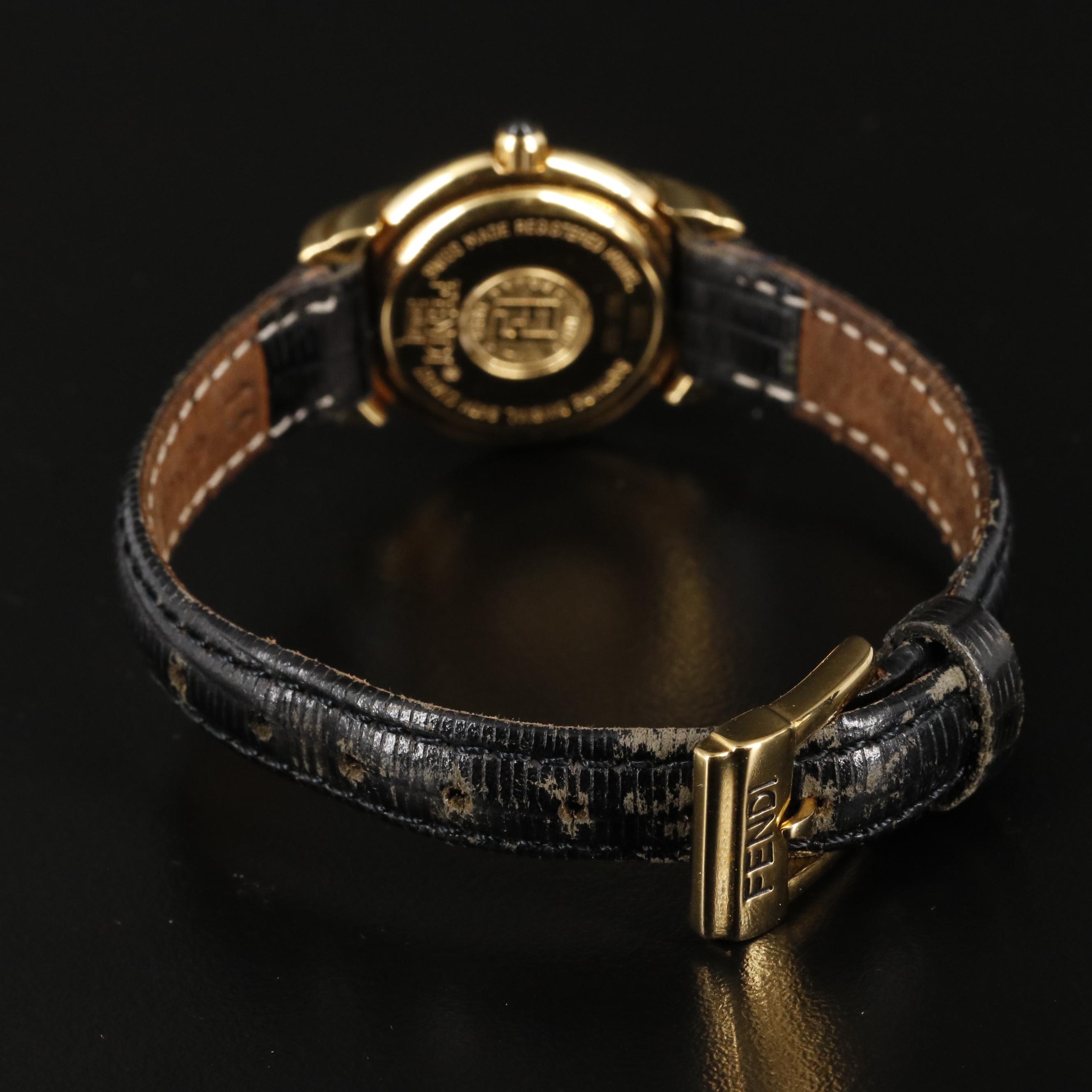 Fendi Swiss Made Stainless Steel Analog Watch