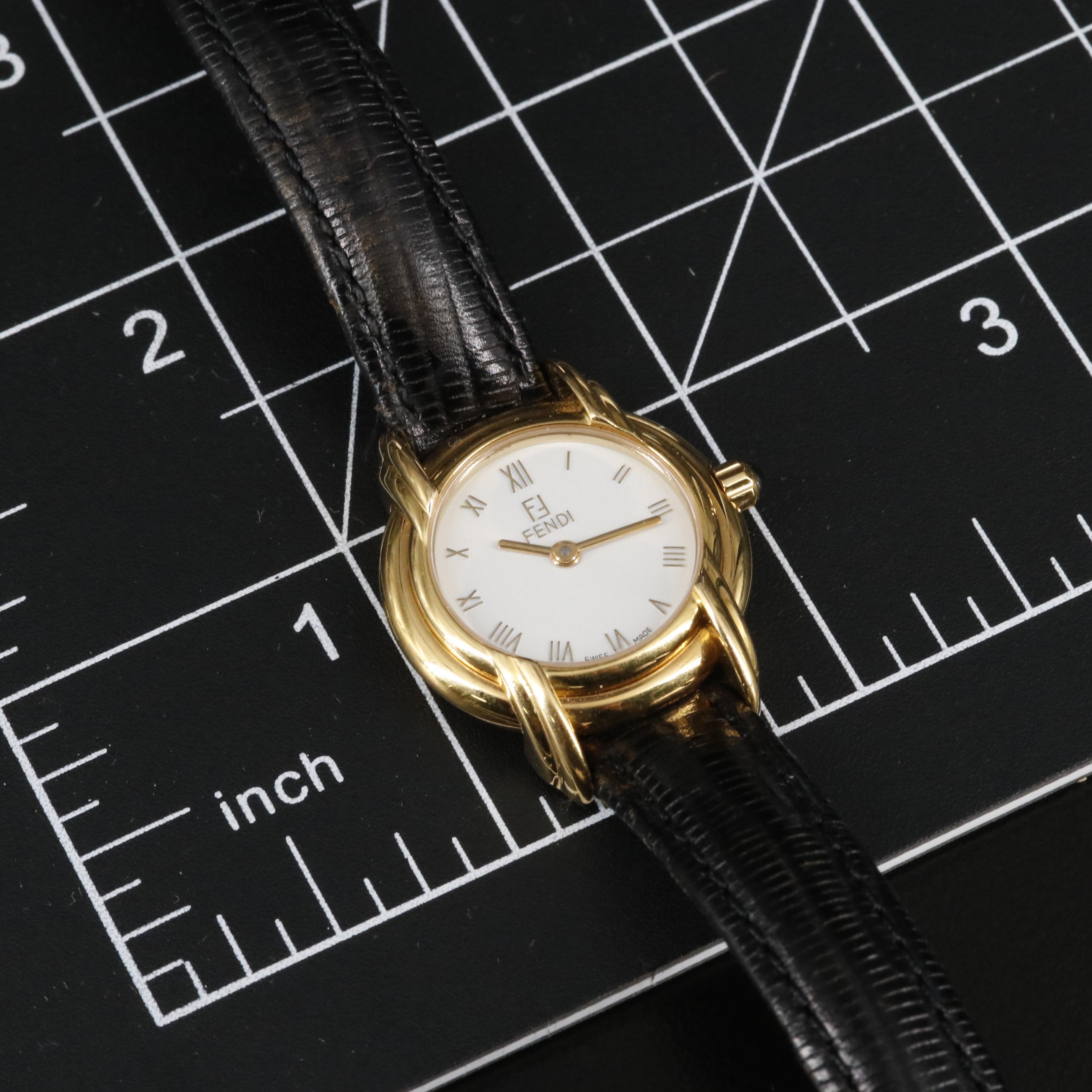 Fendi Swiss Made Stainless Steel Analog Watch