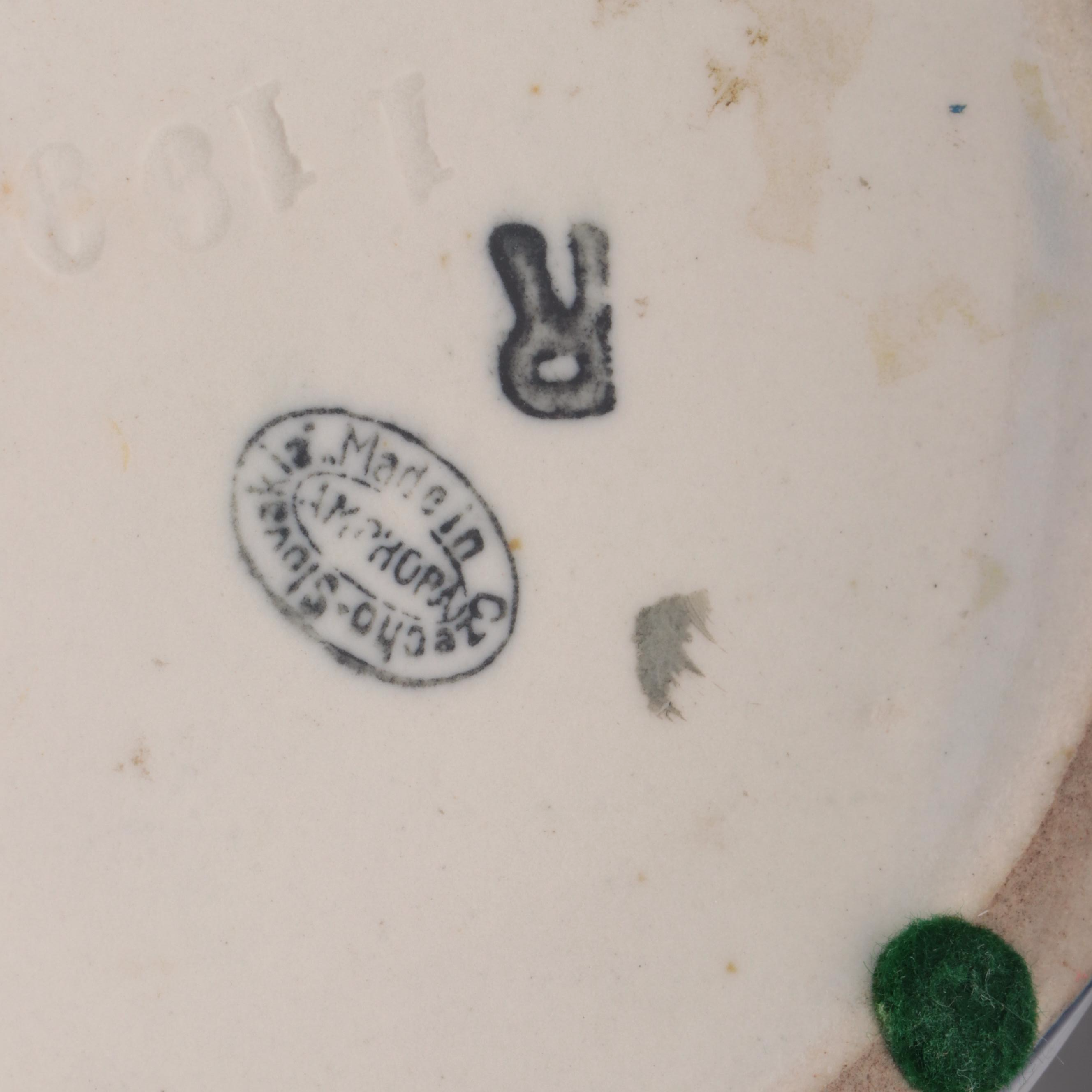 Czech Amphora Art Nouveau Enamel-Decorated Vase with Elephant Motif, Circa 1900