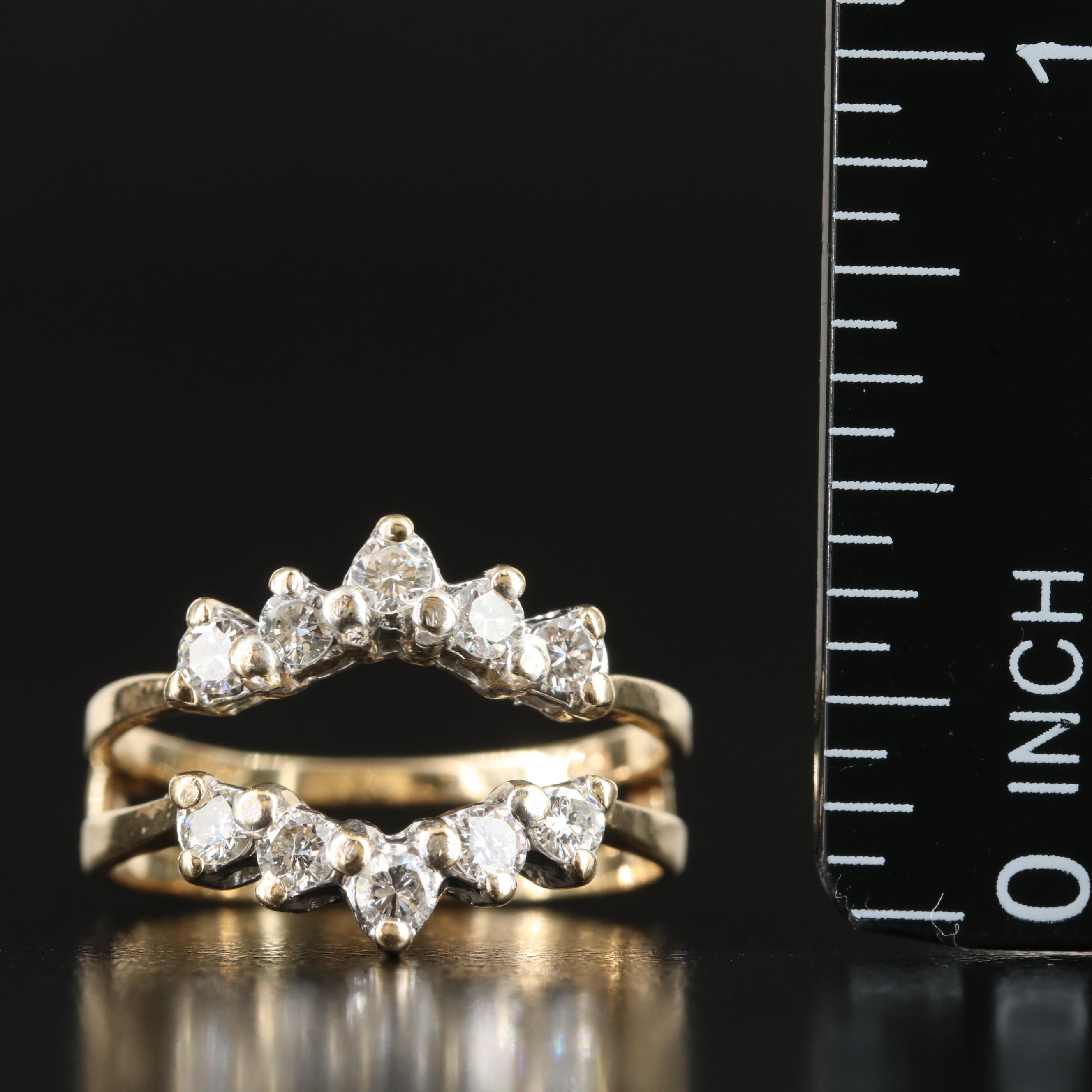 14K 0.60 CTW Diamond Ring Jacket