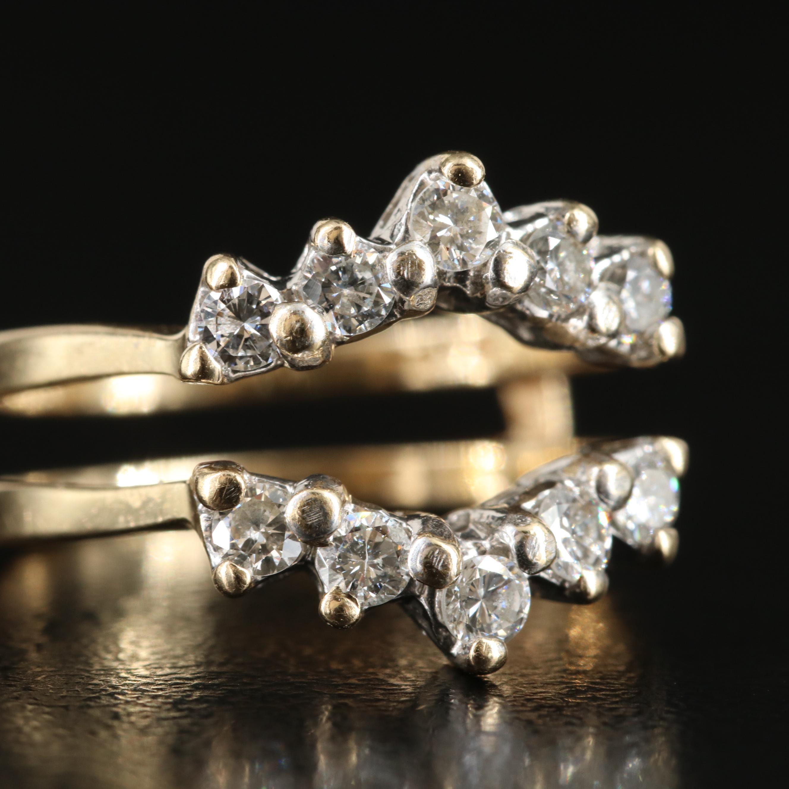 14K 0.60 CTW Diamond Ring Jacket