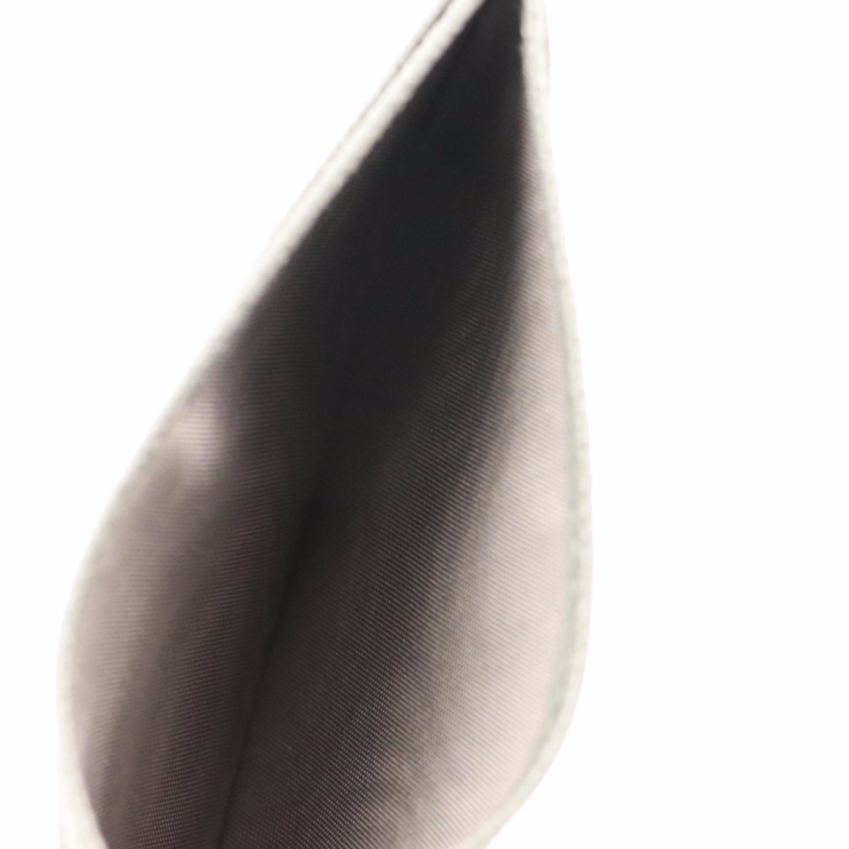 Prada Card Case in Cool Grey Saffiano Leather