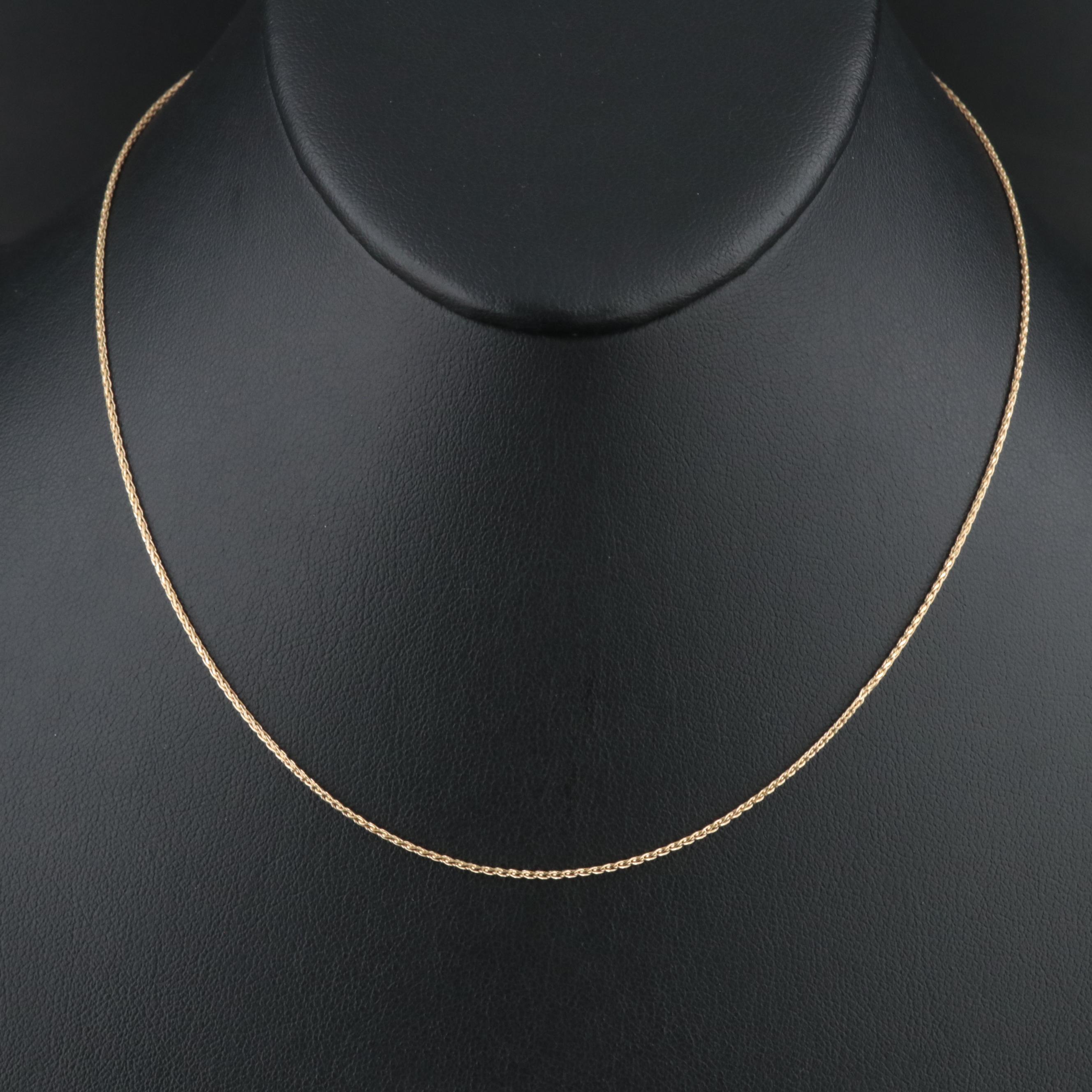 14K Wheat Chain Necklace