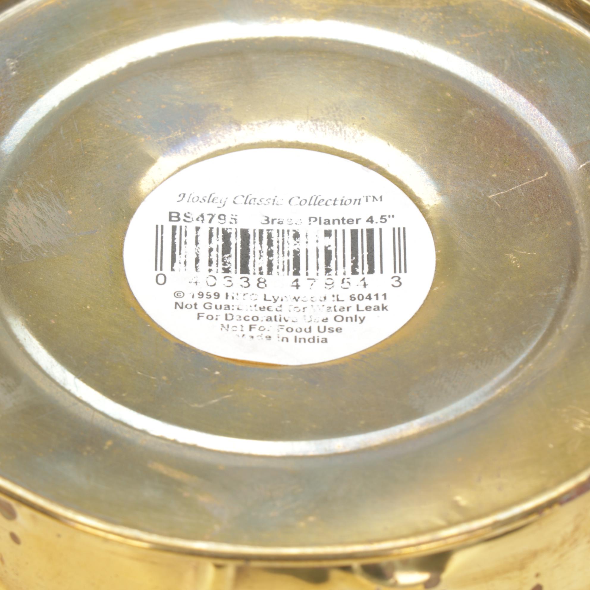 Folk Art Brass and Copper Nativity Set