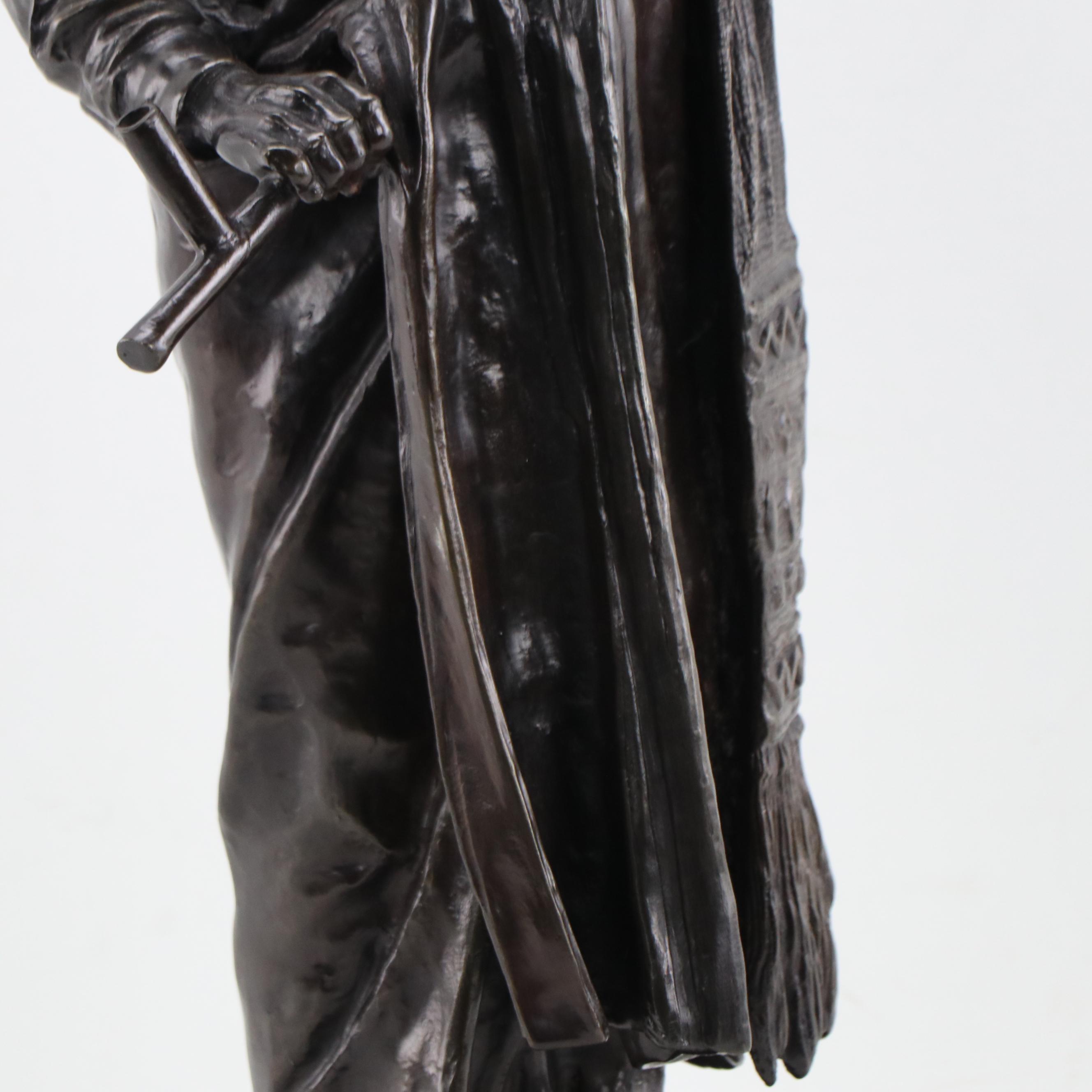 Carl Kauba Bronze Sculpture "Chief Wolf Robe"