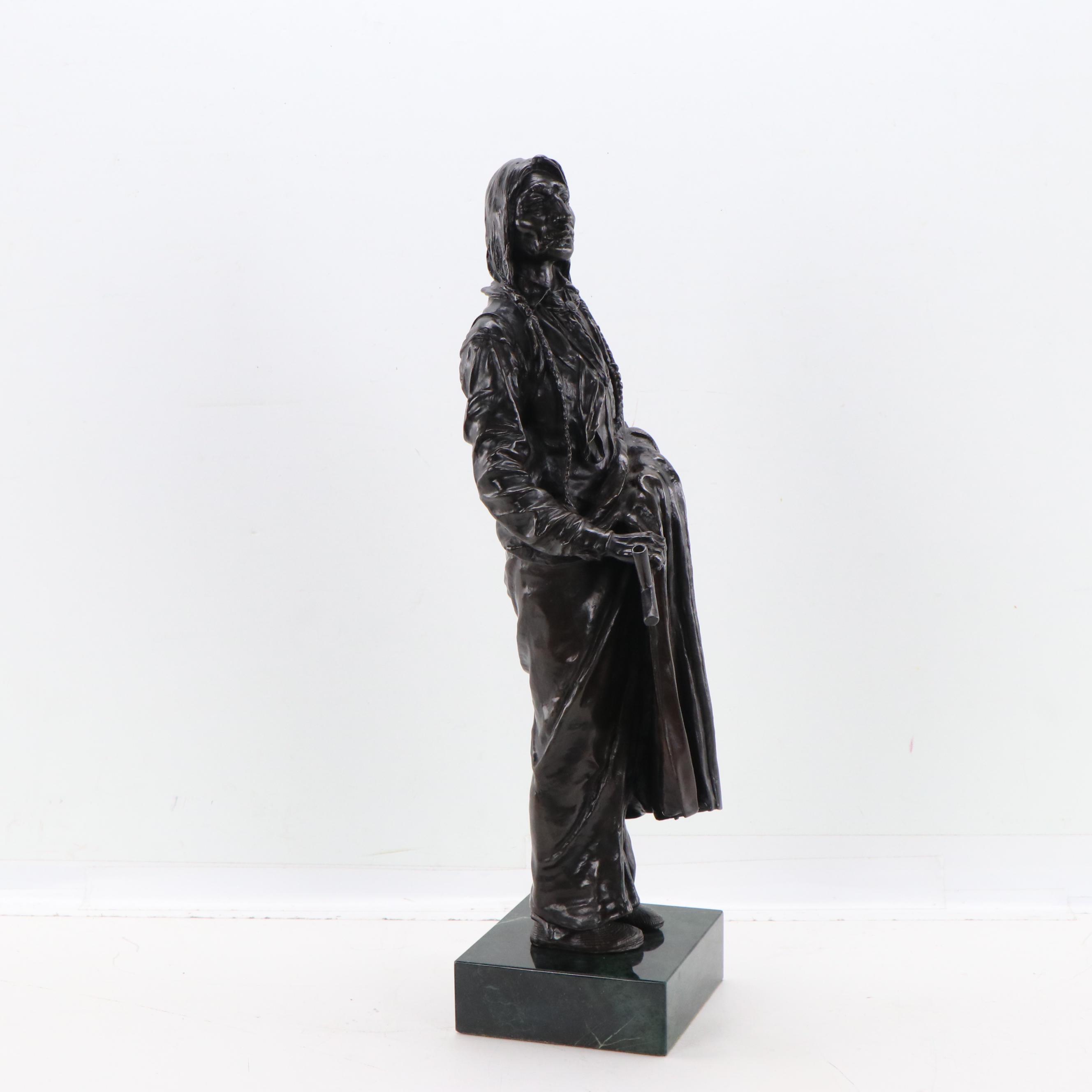 Carl Kauba Bronze Sculpture "Chief Wolf Robe"