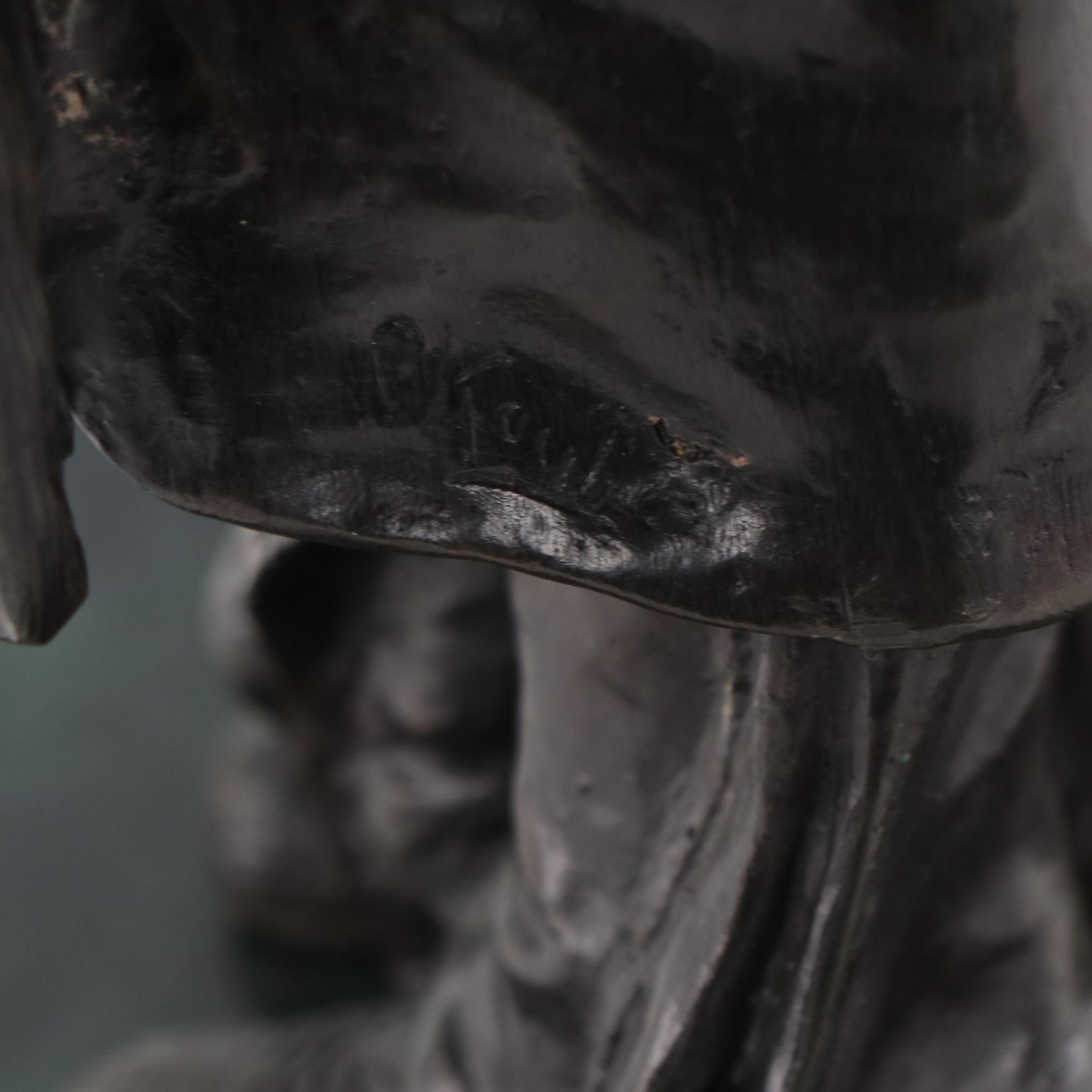 Carl Kauba Bronze Sculpture "Chief Wolf Robe"