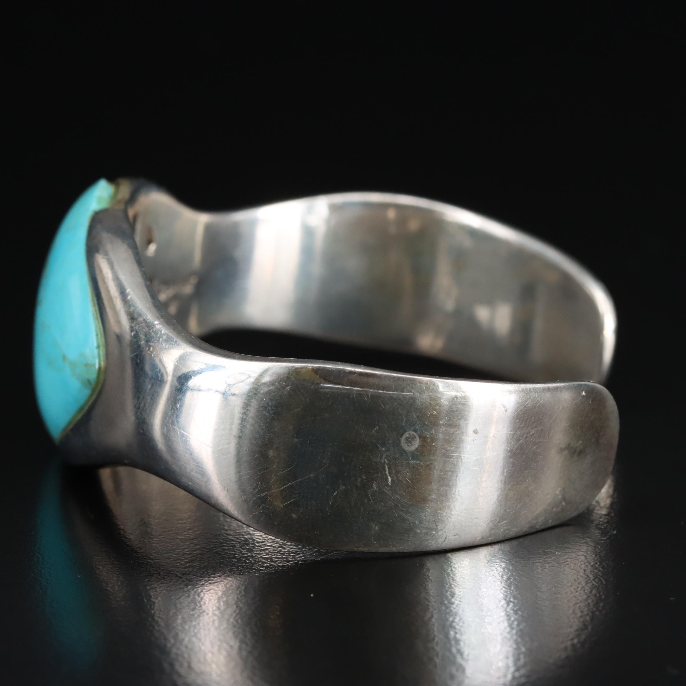 Barse Sterling Turquoise Cuff