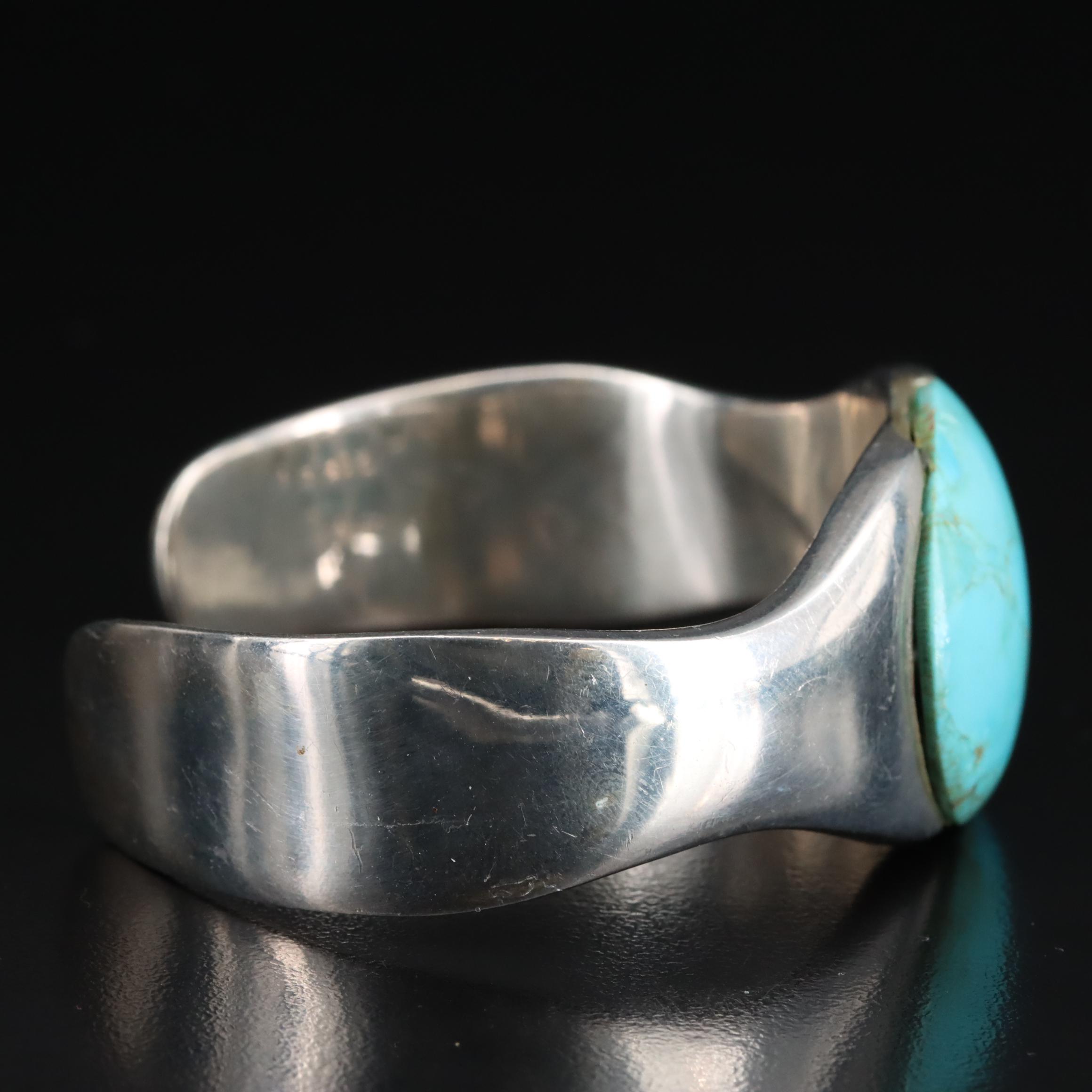 Barse Sterling Turquoise Cuff