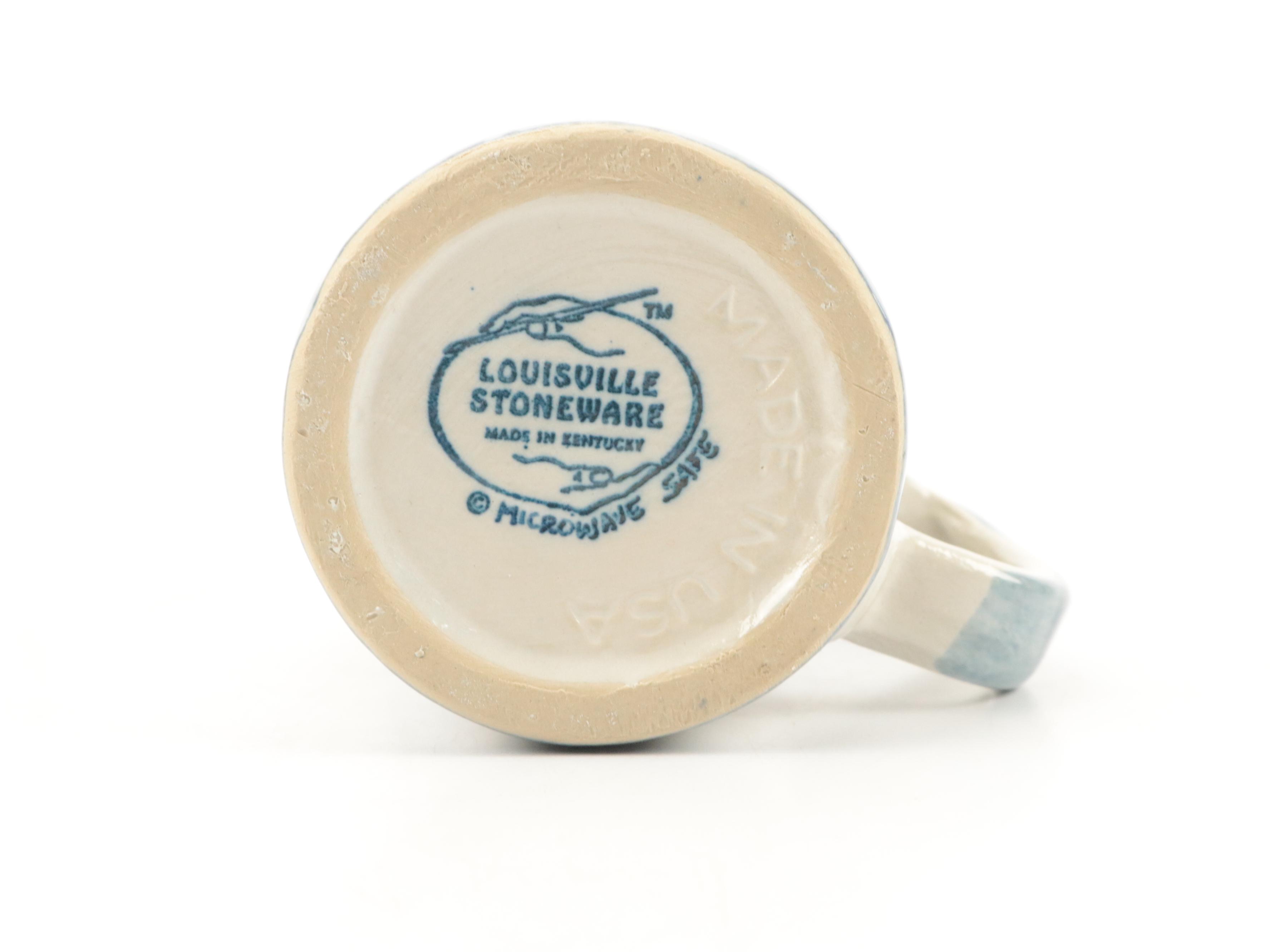 Louisville Stoneware Christmas Themed Mugs