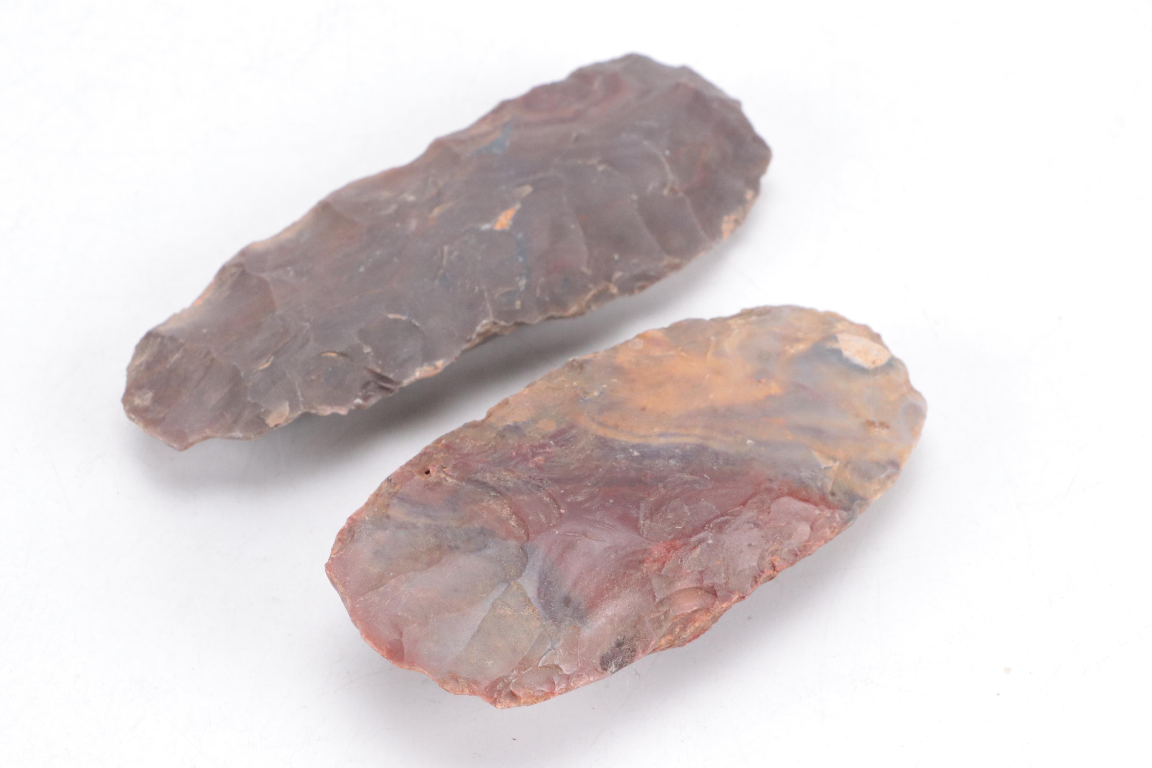 Early Native American Type Knapped Lithic Tools