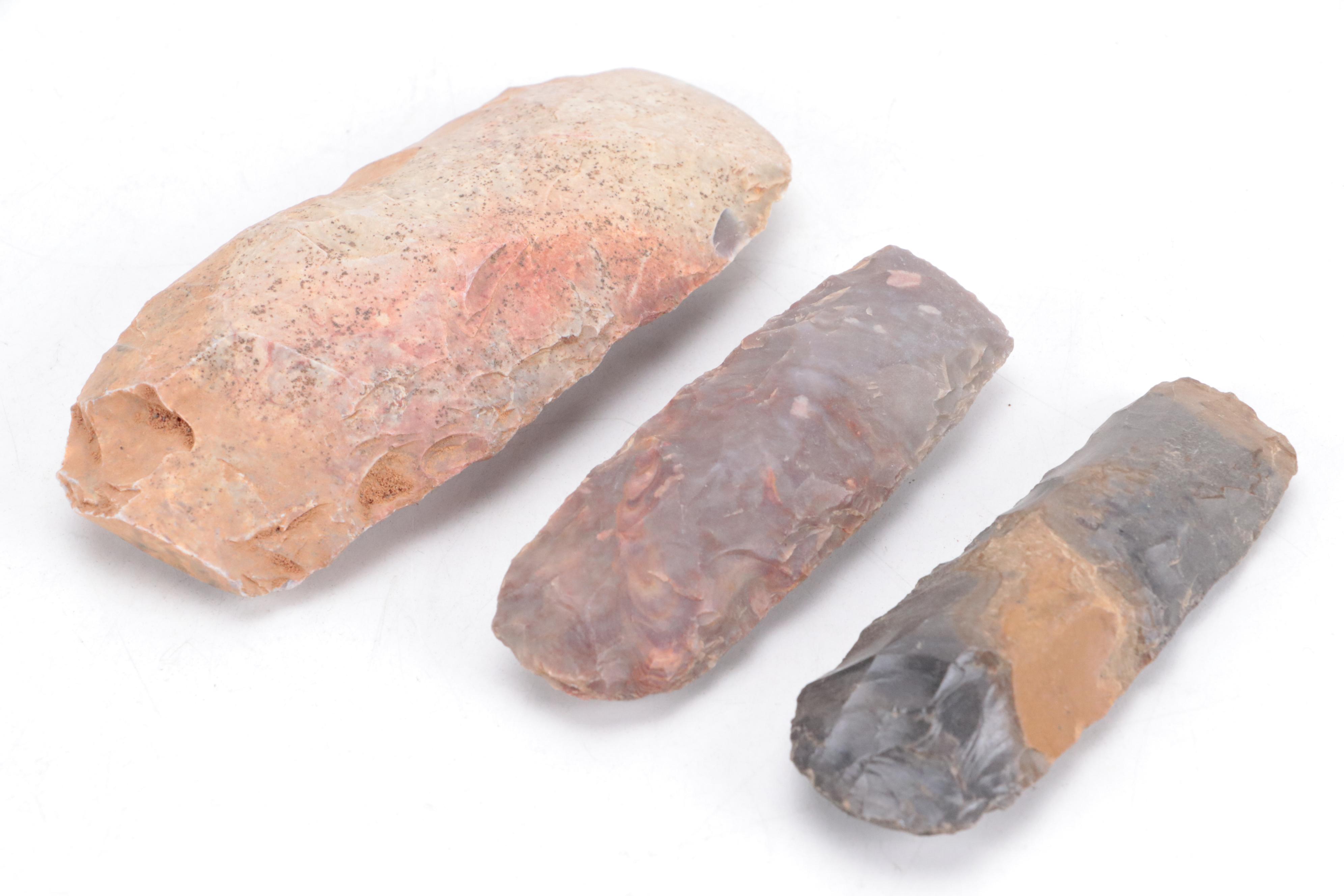 Early Native American Type Knapped Lithic Tools