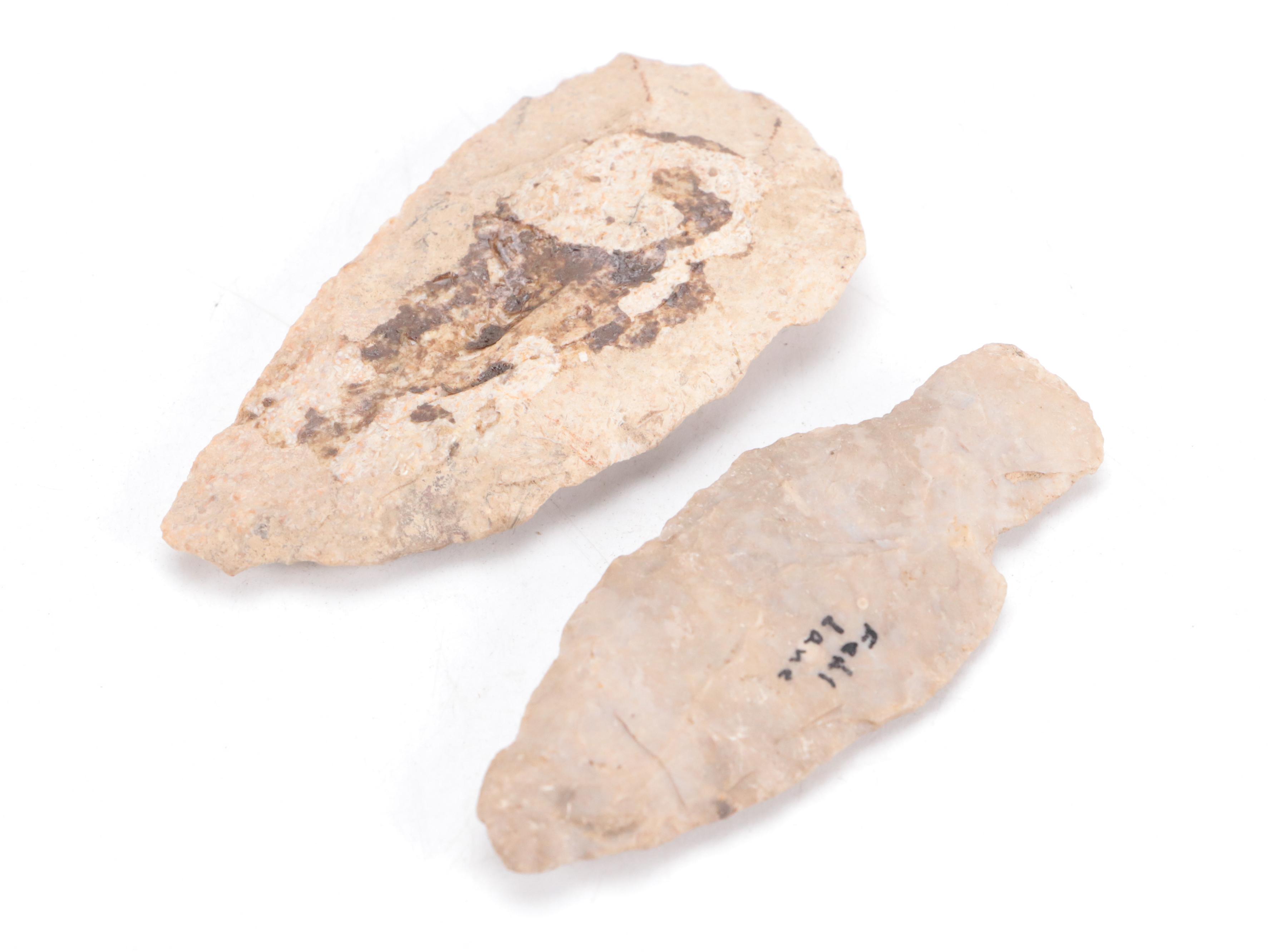 Early Native American Type Knapped Lithic Tools