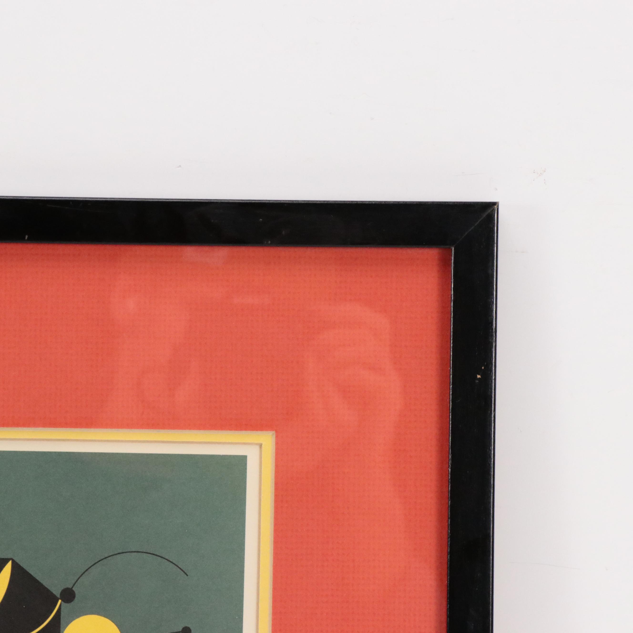 Charley Harper Lithograph "Ladybug"