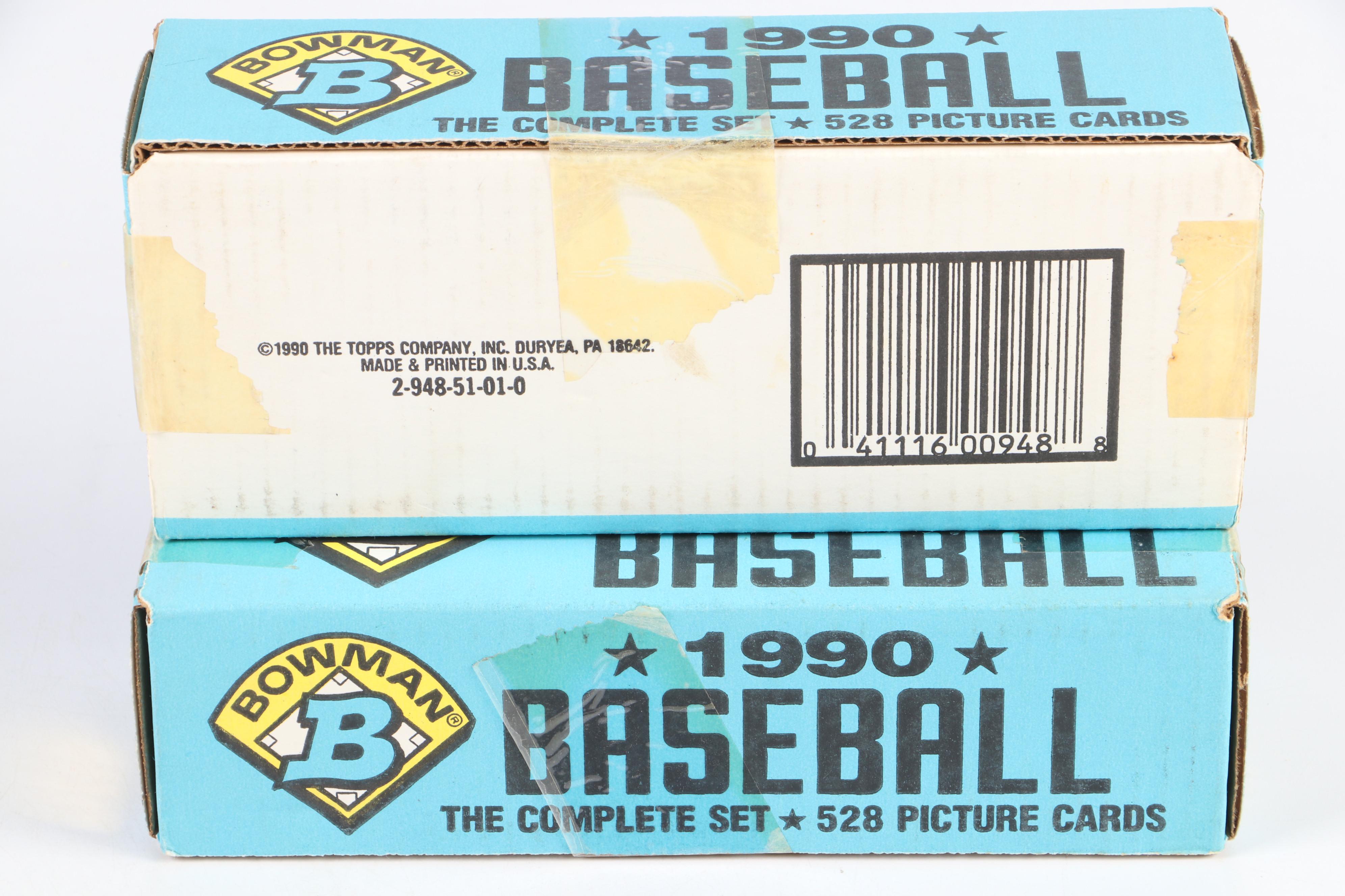 Bowman, Topps, Donruss, and More Sealed Baseball Card Sets, 1980s-1990s