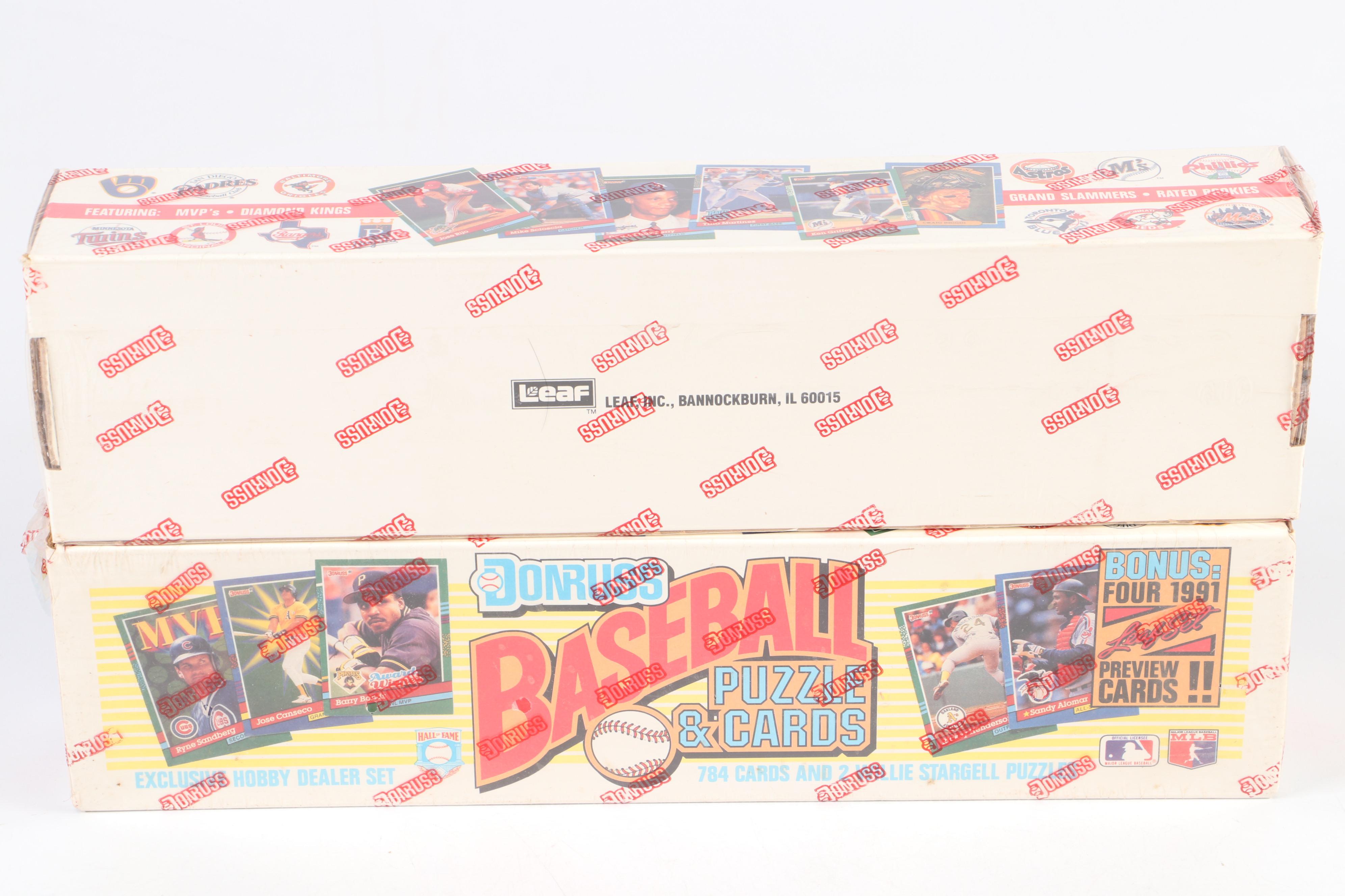 Bowman, Topps, Donruss, and More Sealed Baseball Card Sets, 1980s-1990s