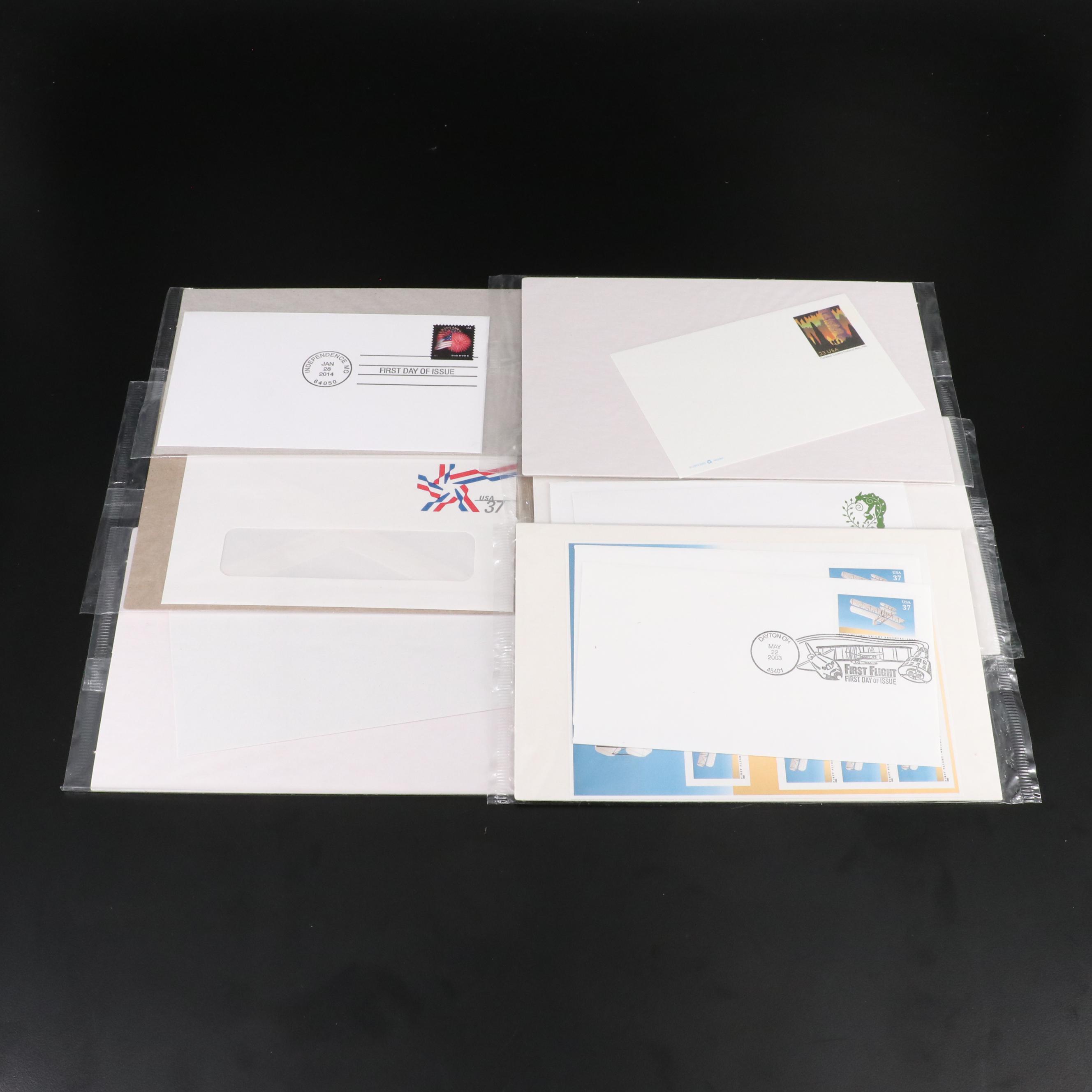 U.S. Postage Stamped Envelopes in Original Mint Packages With "Love Stamp Card"