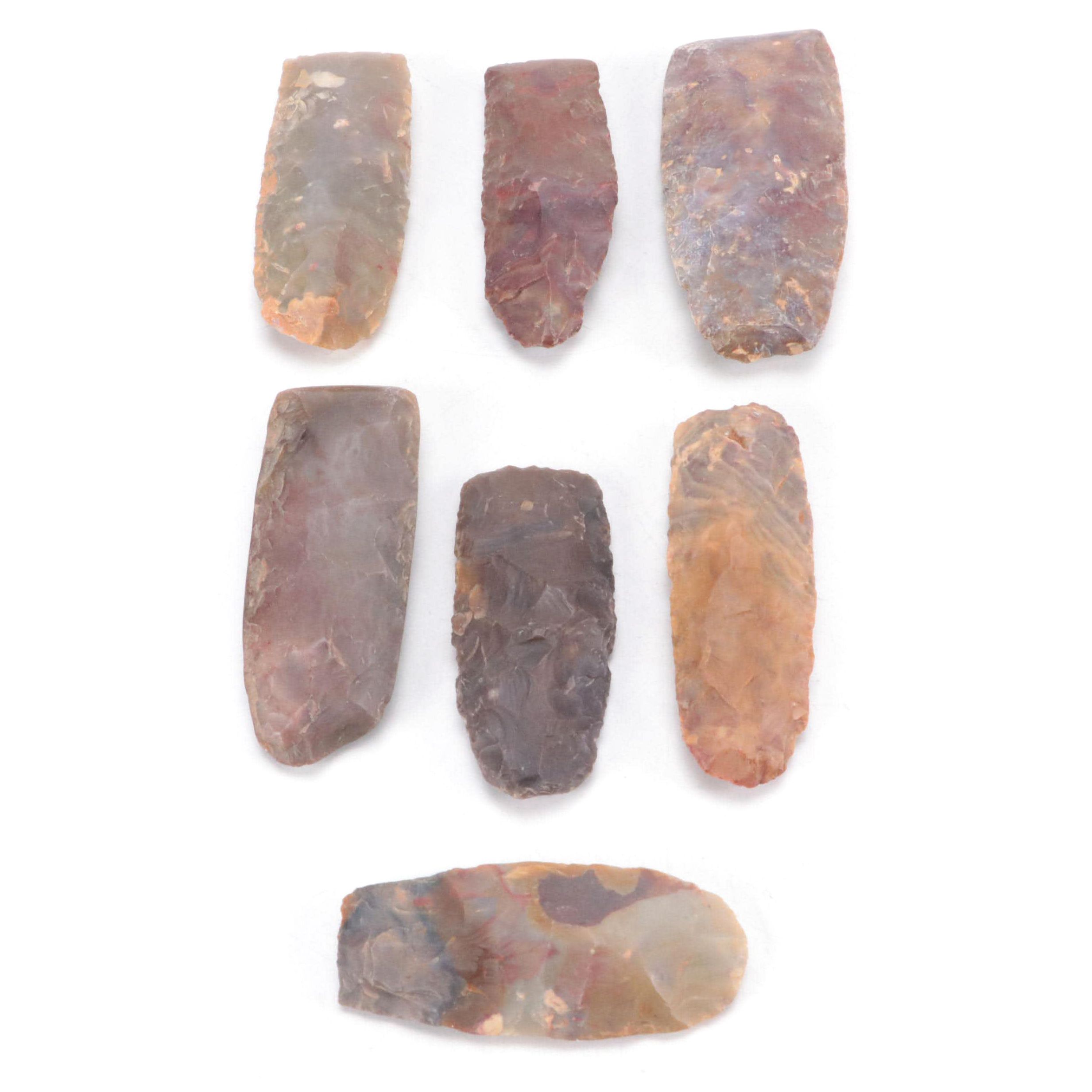 Early Native American Type Knapped Lithic Tools