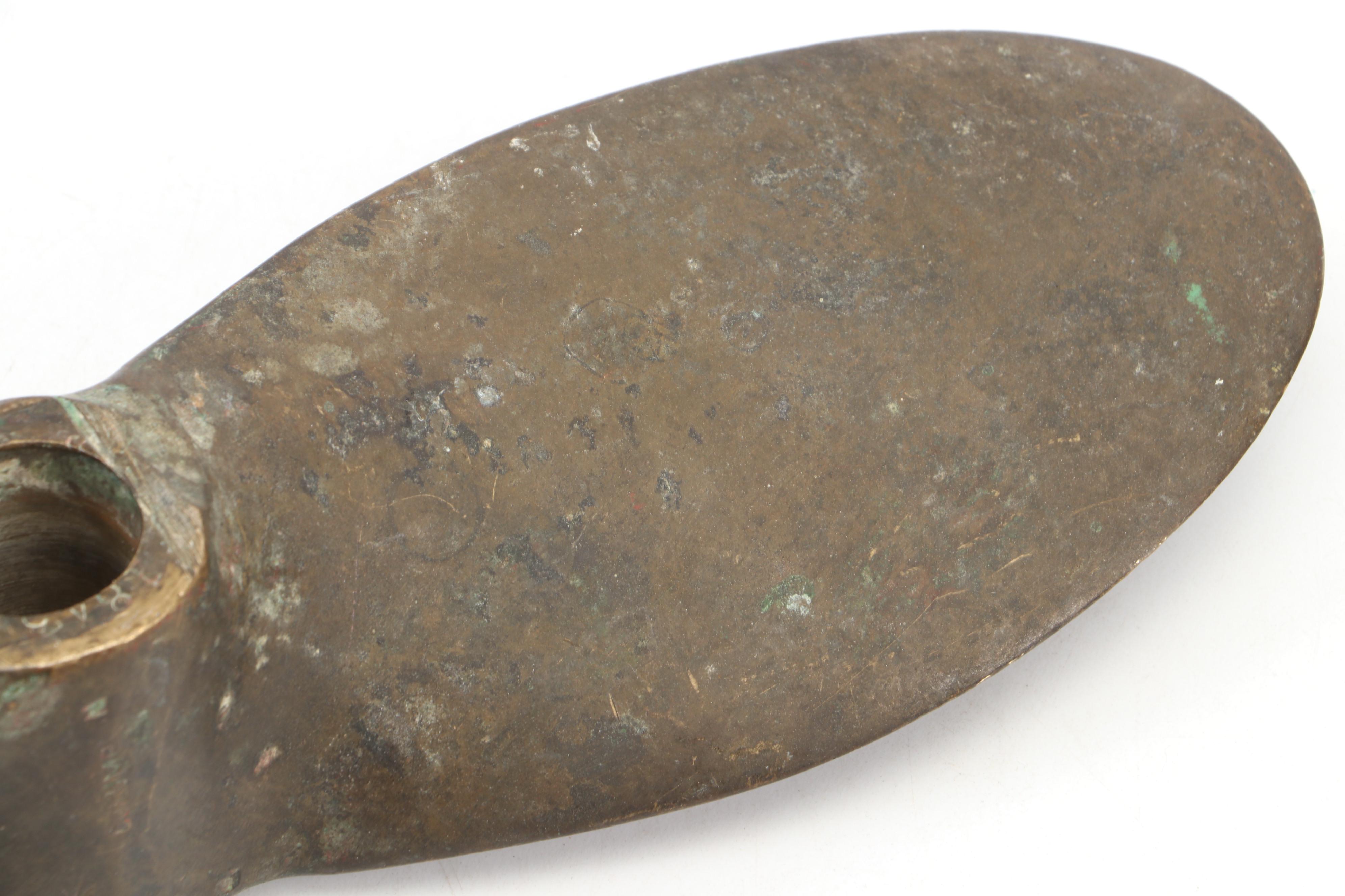 Columbian Bronze Co. 2 Blade Sailboat Propeller