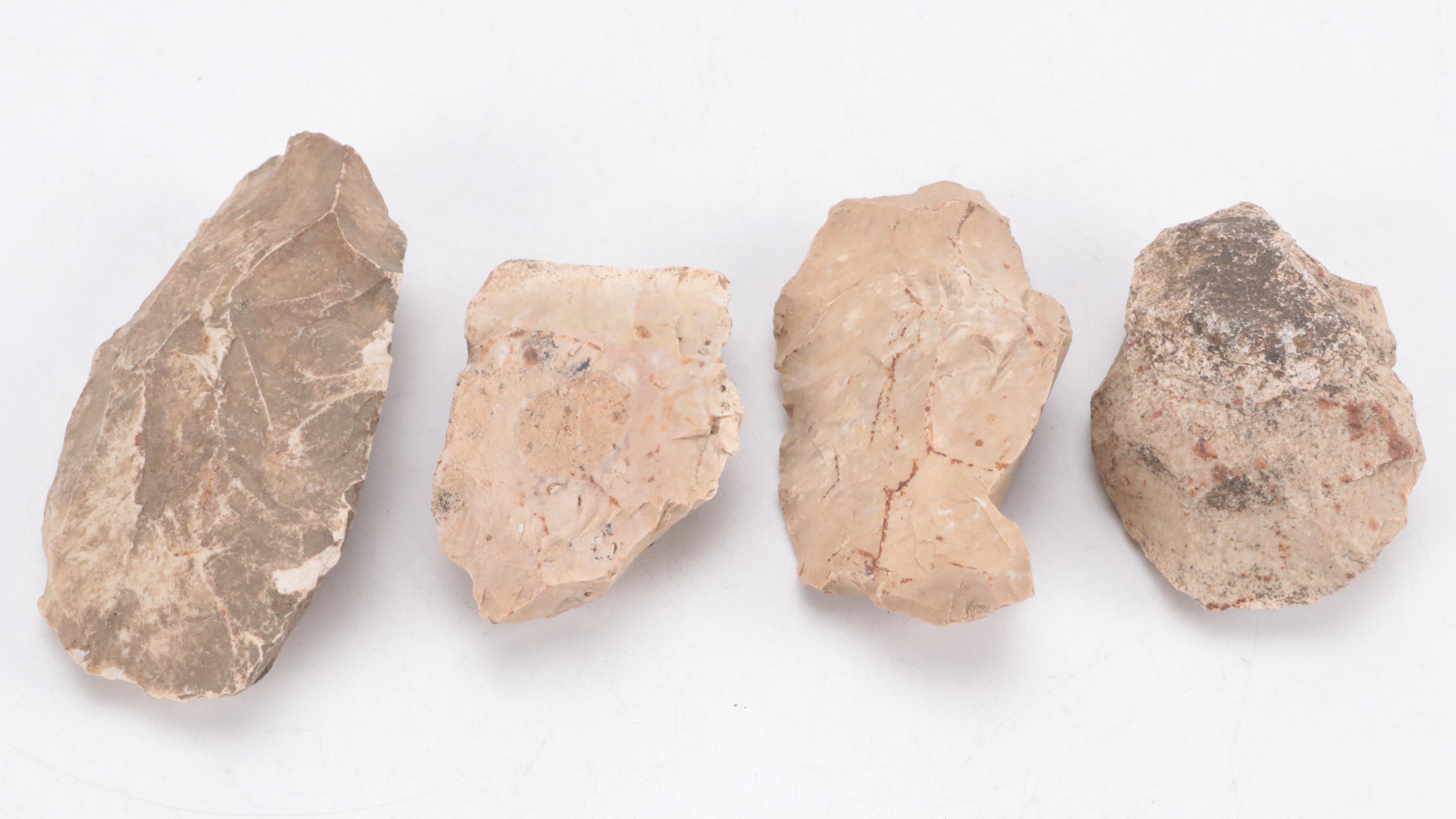 Early Native American Type Knapped Lithic Tools