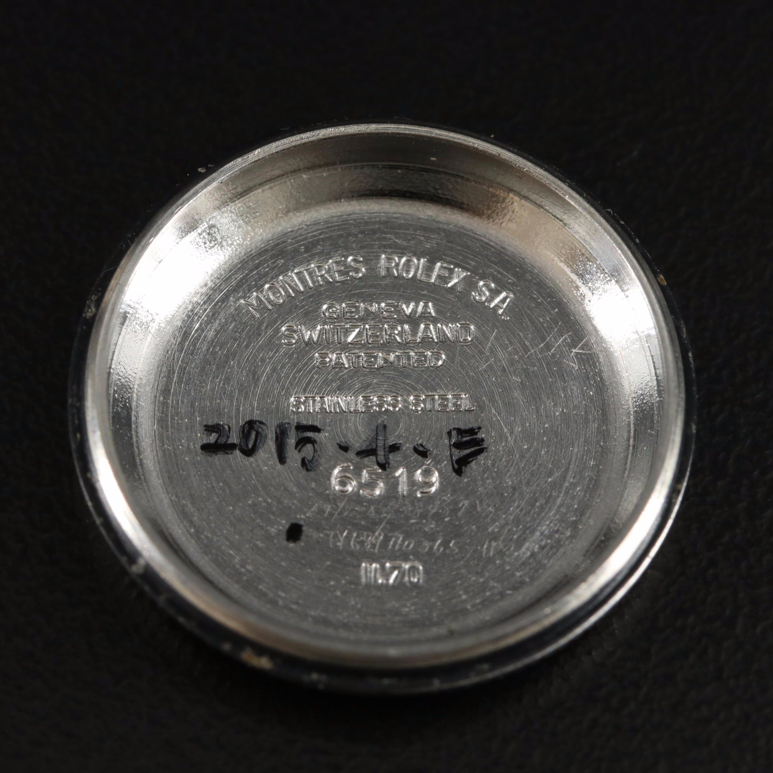 1970 Rolex Custom 1.01 CTW Diamond and Sapphire Datejust Watch