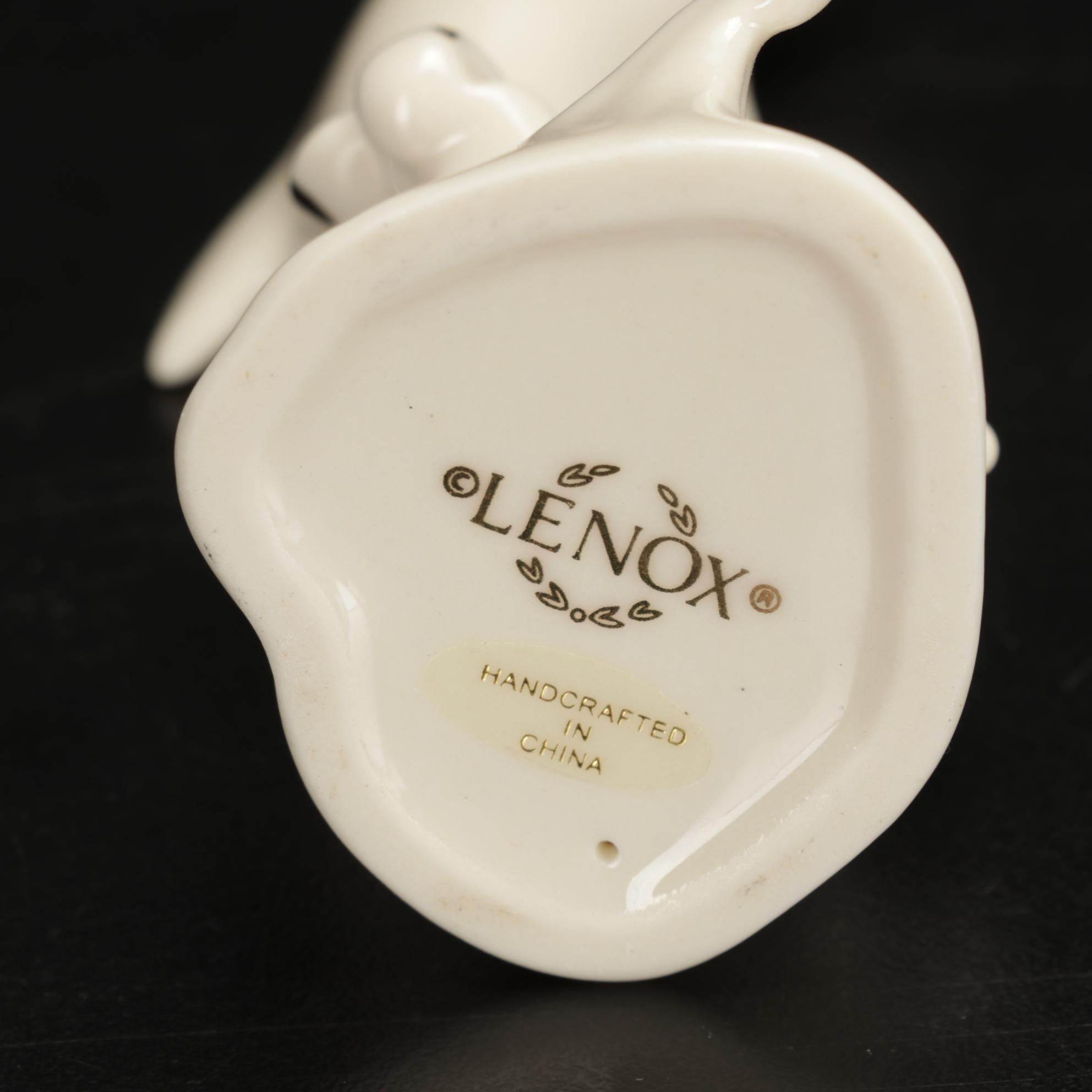 Lenox "China Jewels" Dolphin, Elephant, and Swan Figurines, 1980-2000