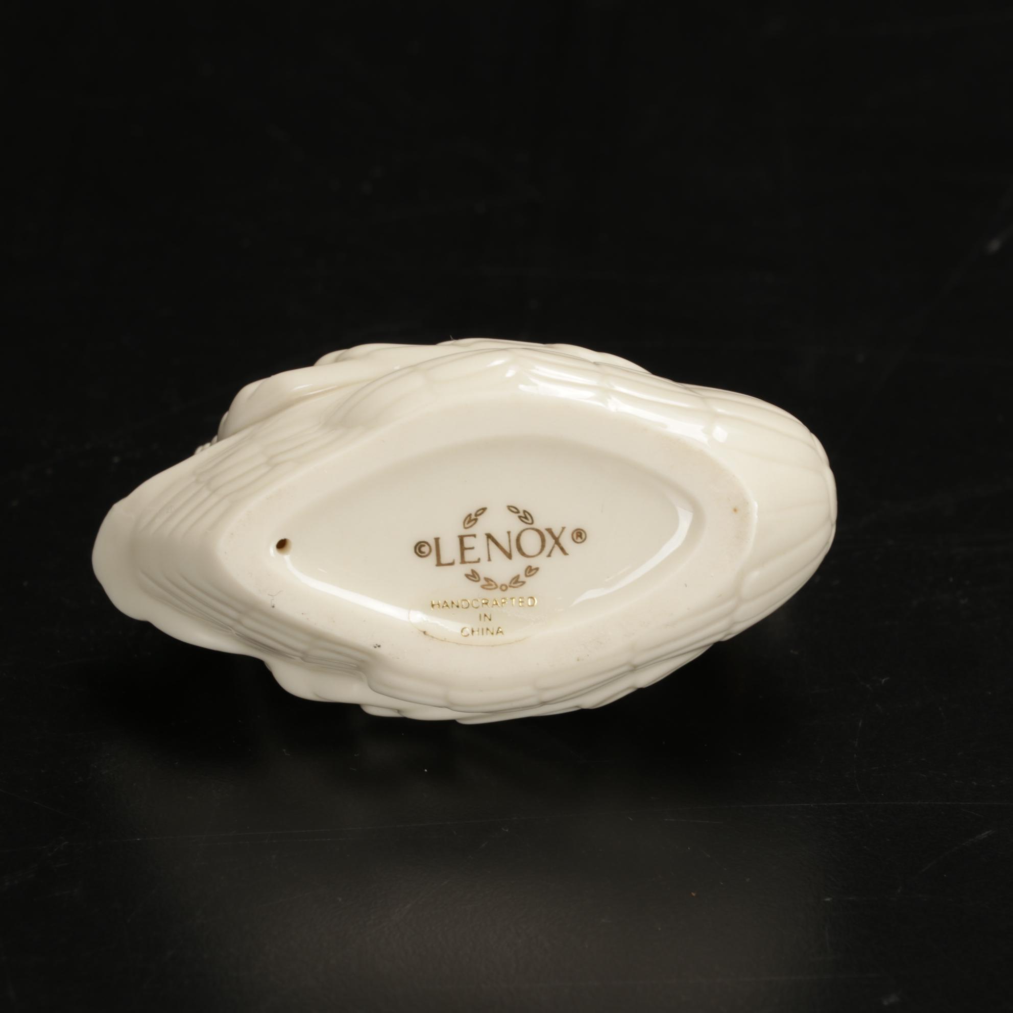 Lenox "China Jewels" Dolphin, Elephant, and Swan Figurines, 1980-2000