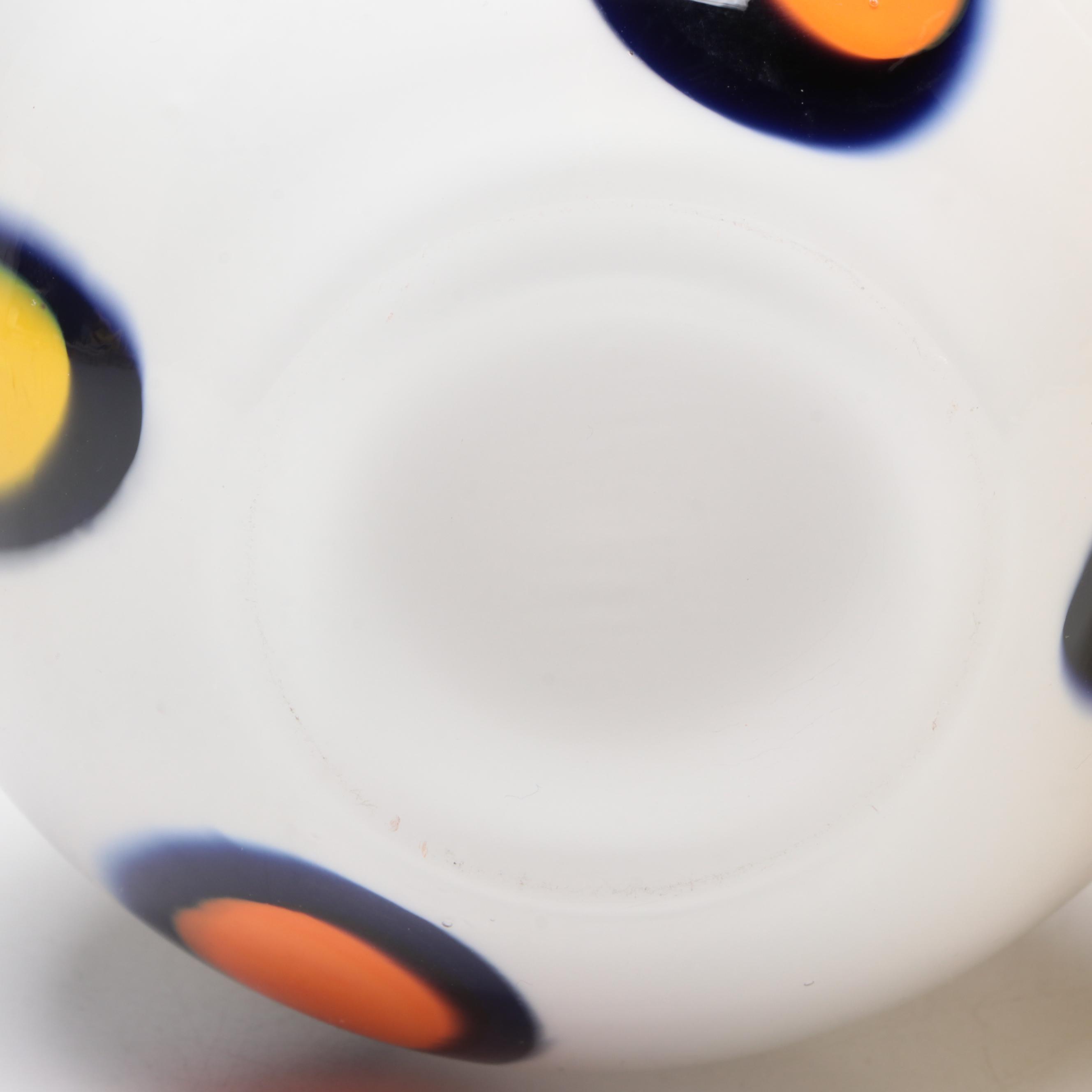 Tango Style Art Glass Vase with Pier 1 Imports Trumpet Glass Vase